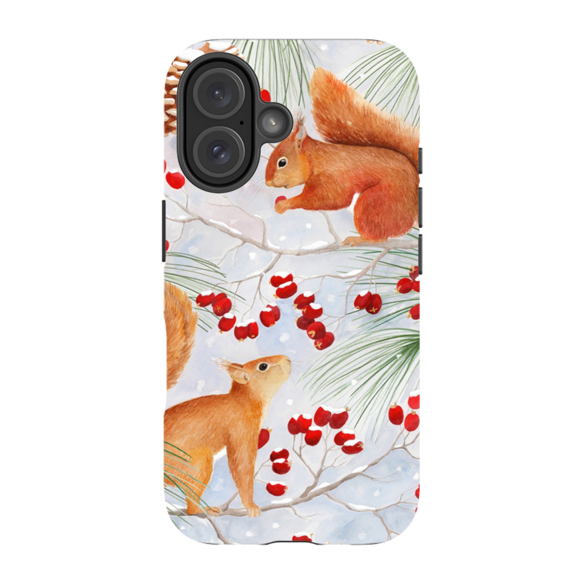 iPhone Tough Case - Red Squirrels By Bex Parkin