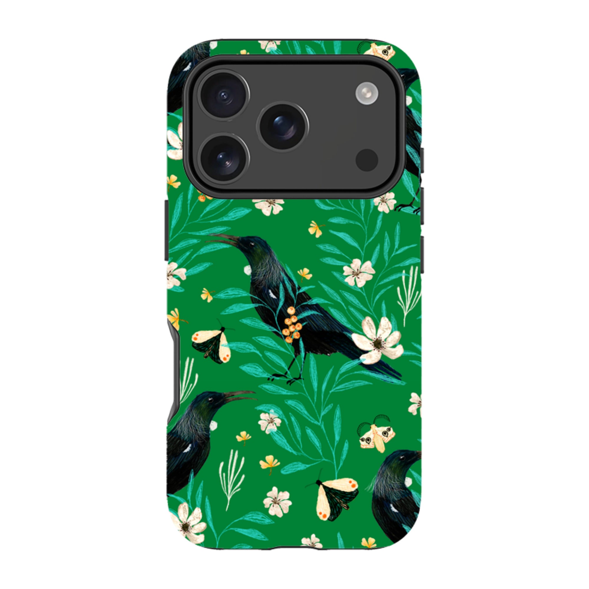 iPhone MagSafe Tough Case - Tui Green By Katherine Quinn