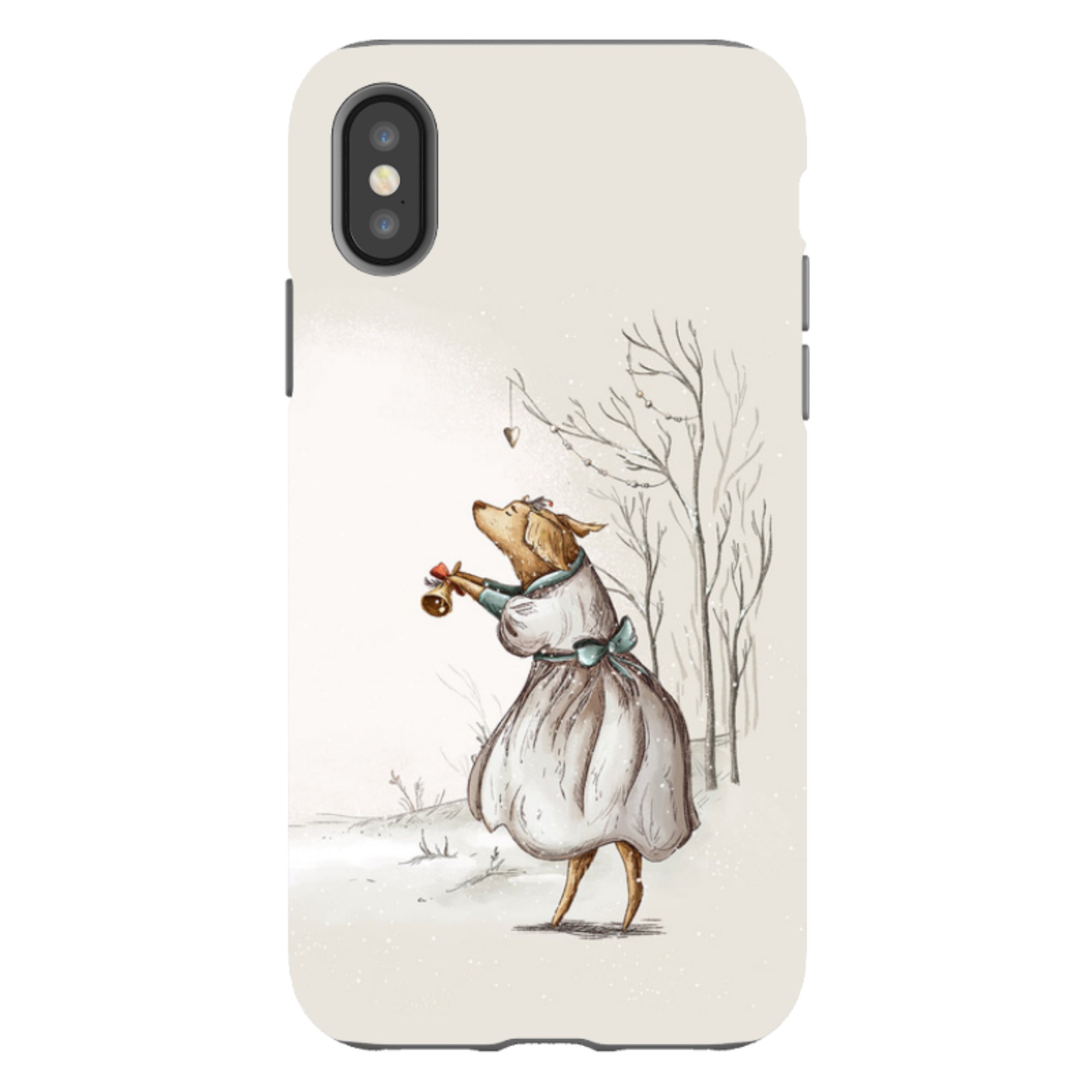 iPhone Tough Case - Lady Xmas
