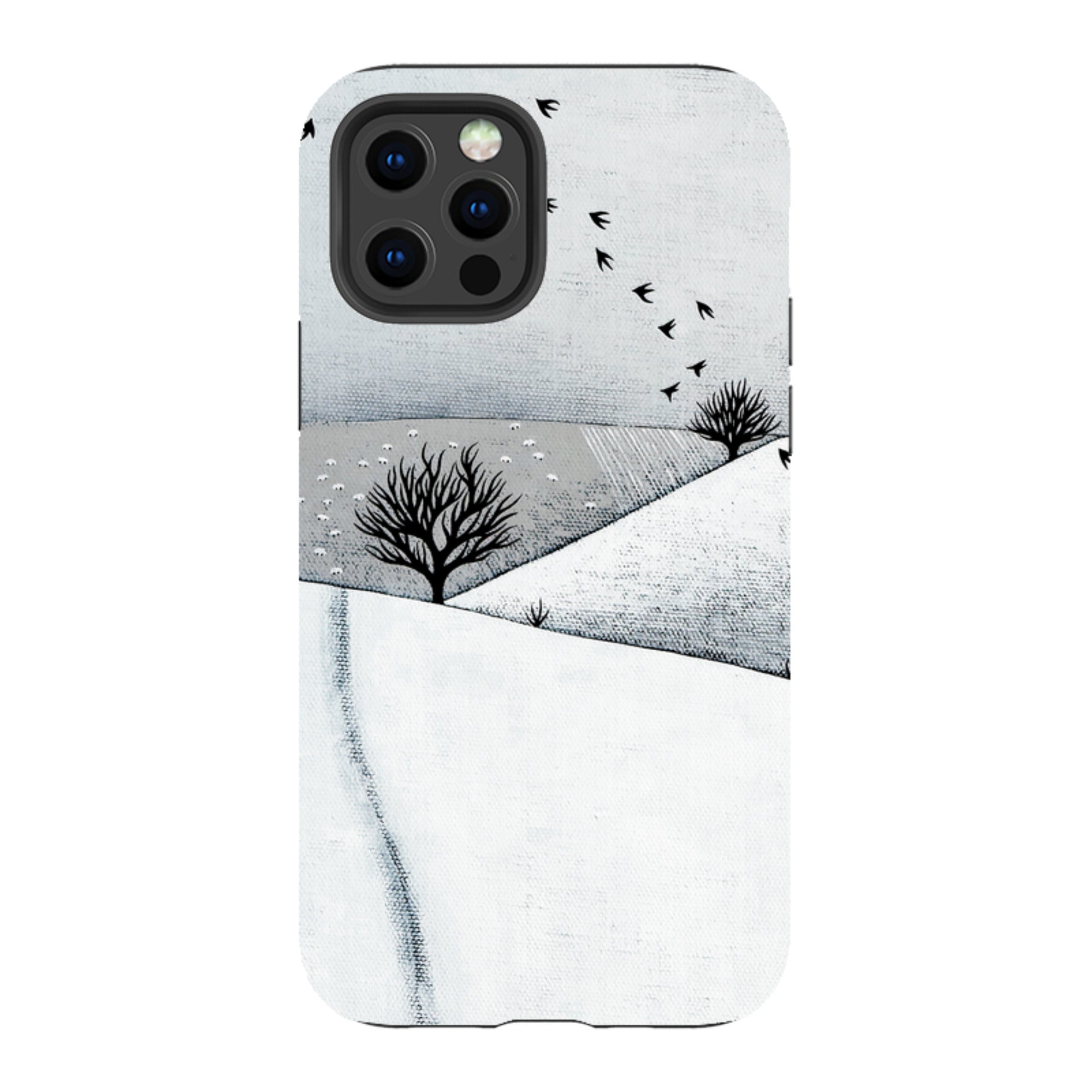 iPhone Tough Case - Snowy Landscape By Natasha Newton