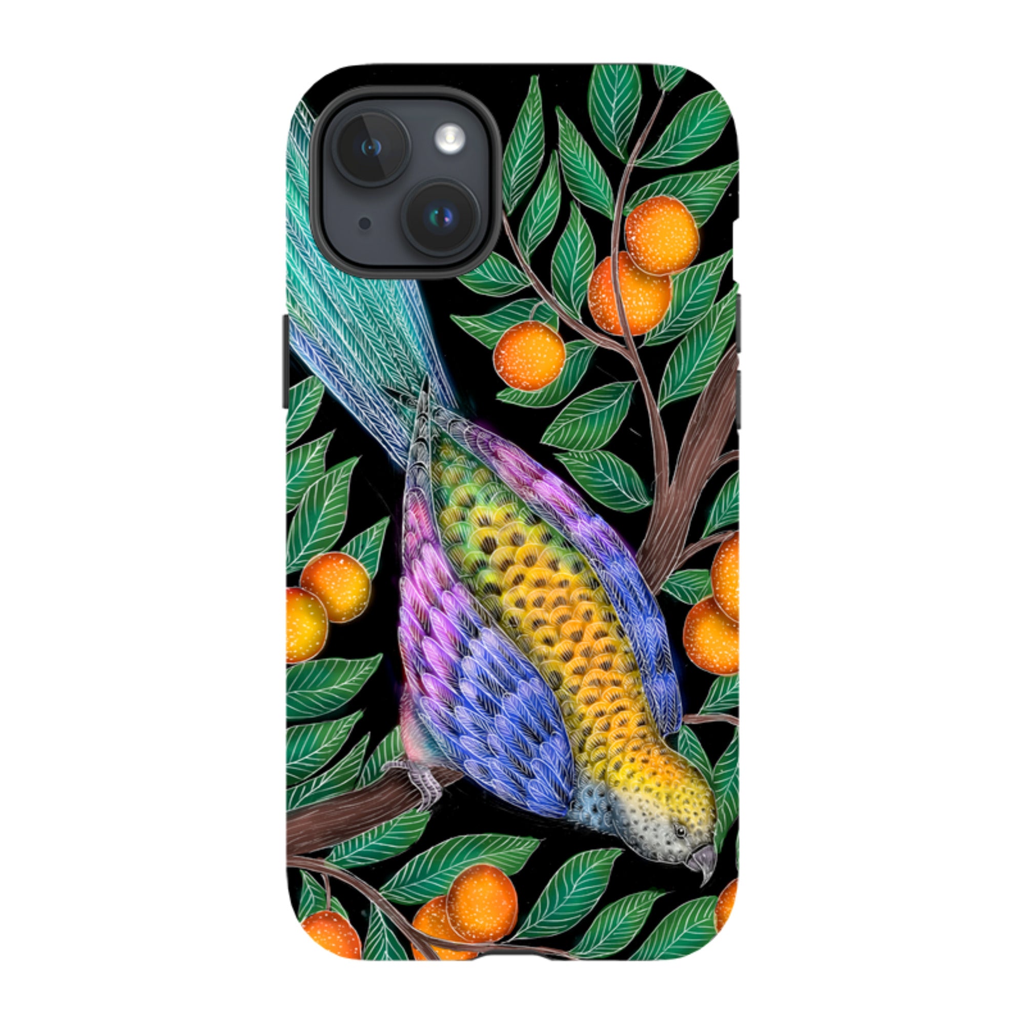 iPhone Tough Case - Parrot By Catherine Rowe
