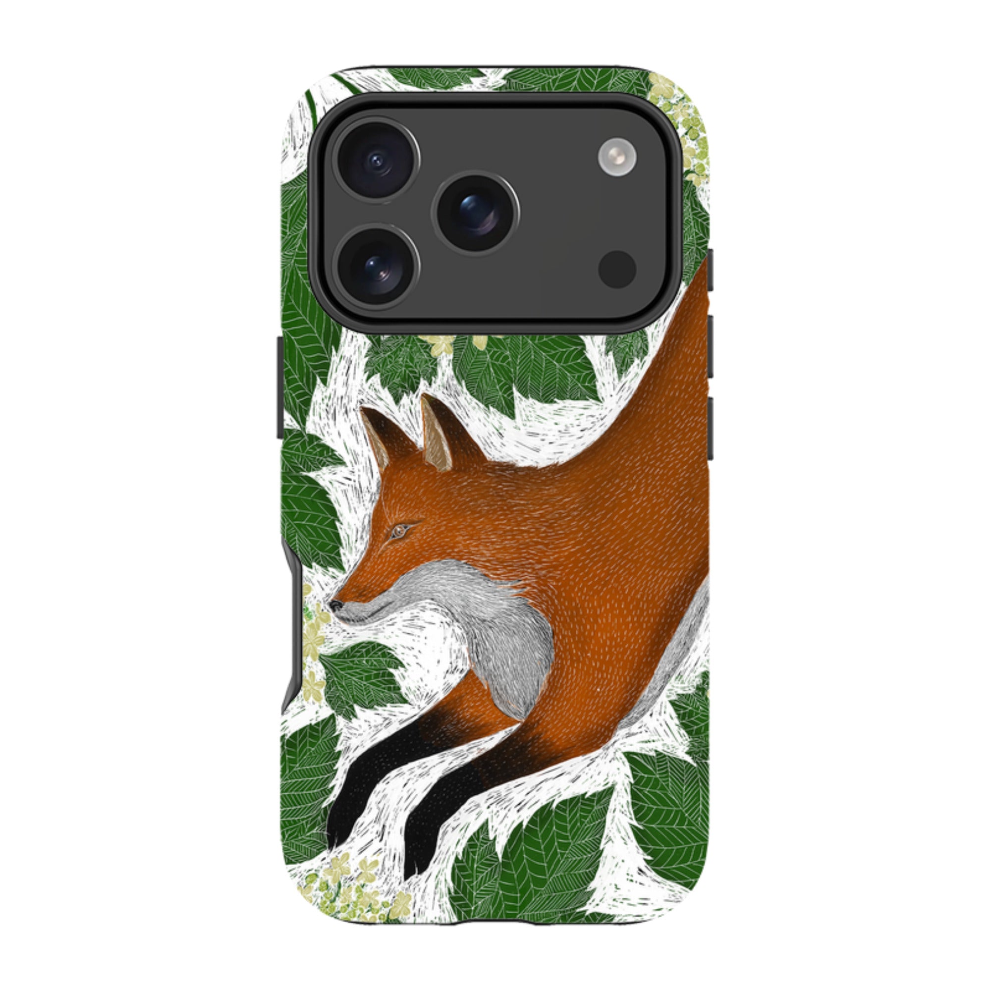 iPhone Tough Case - Fox By Catherine Rowe