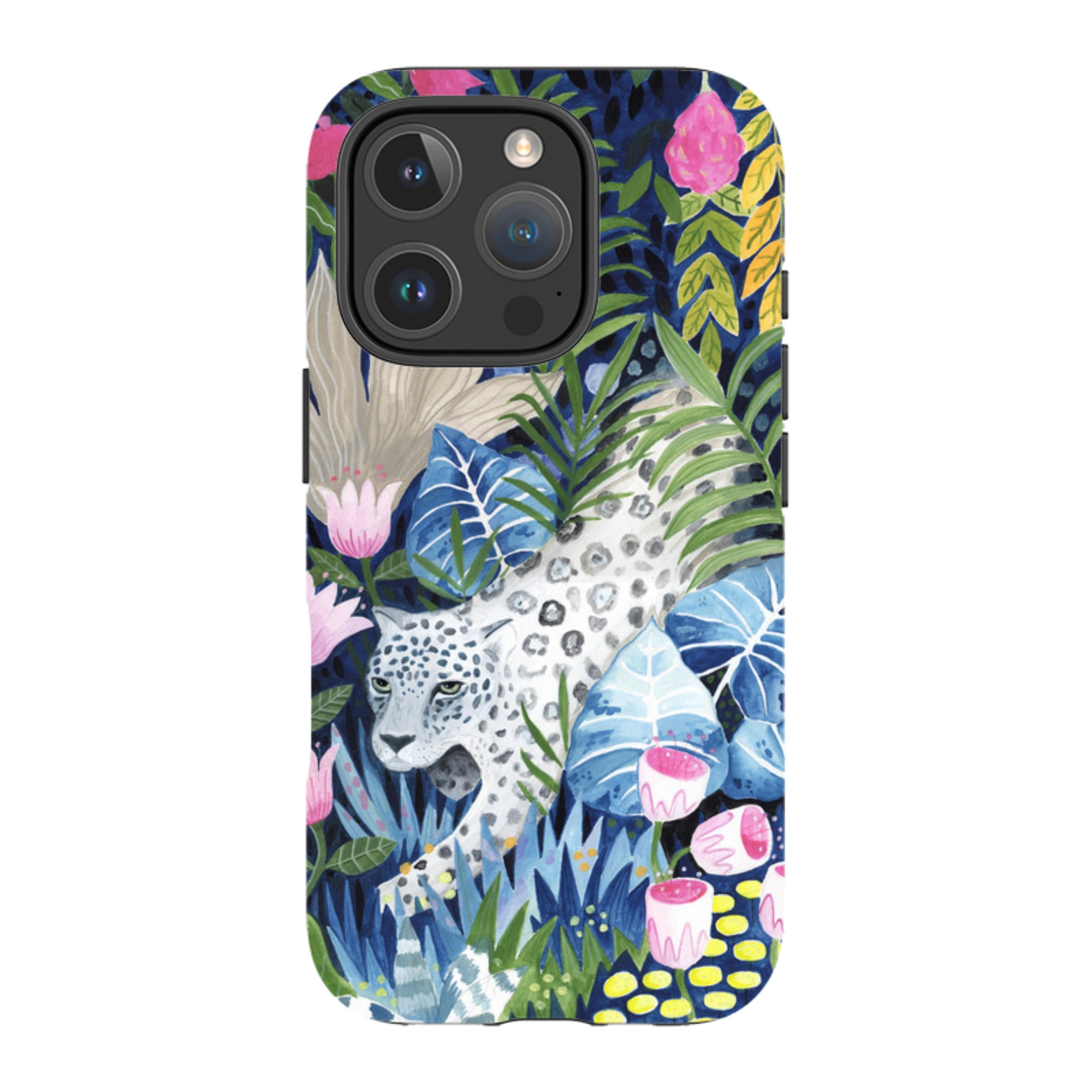 iPhone Tough Case - Prowling Leopard By Bex Parkin