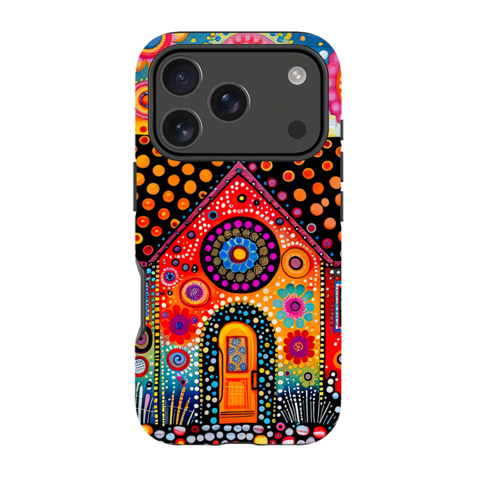 iPhone Case - Folk Art House IV