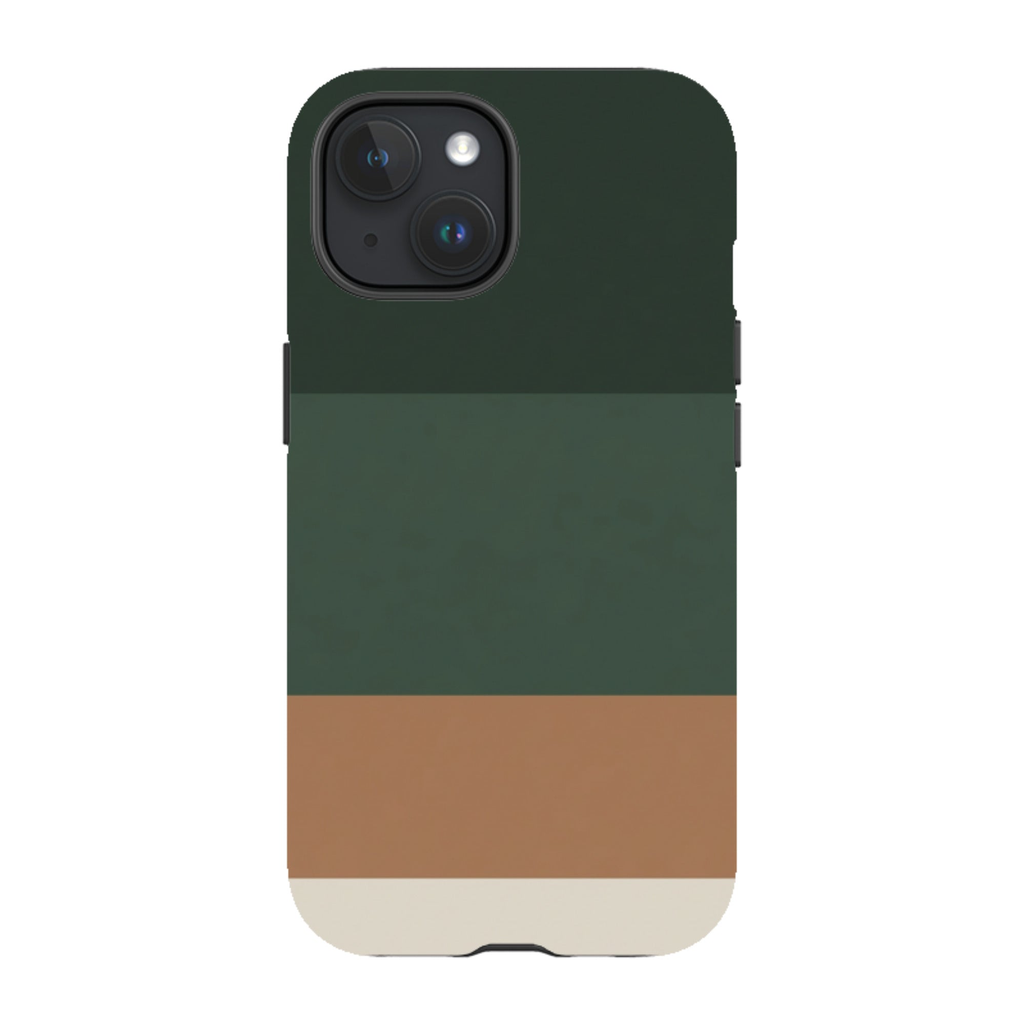 iPhone MagSafe Tough Case - Terracotta and Green Gradient