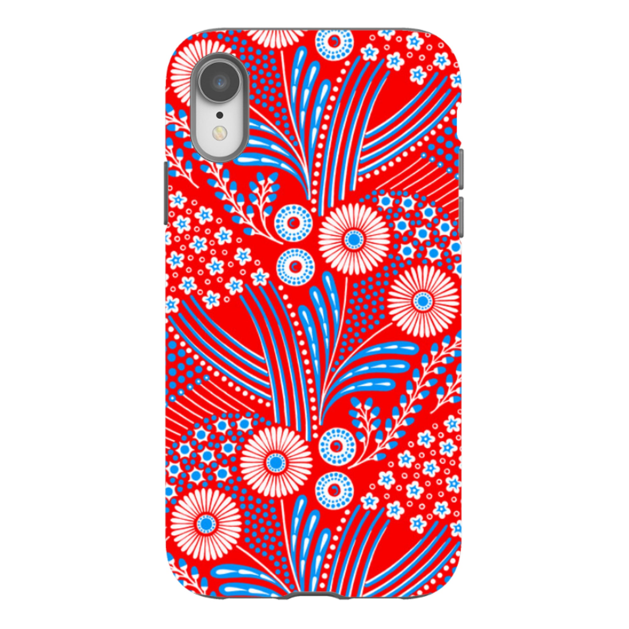 iPhone Tough Case - Red Bouquet By Cressida Bell