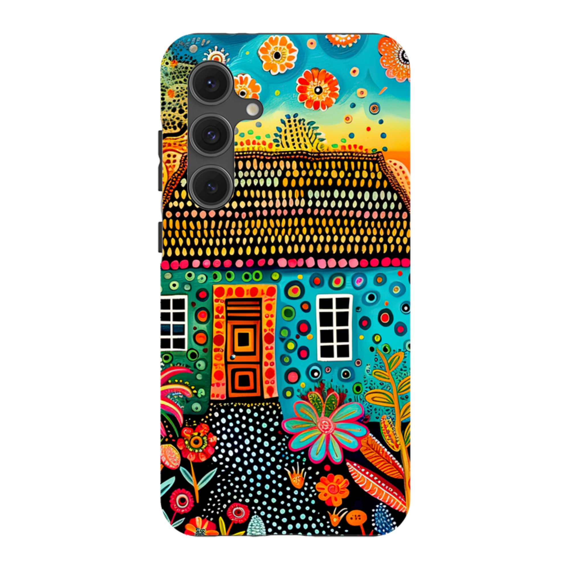 Samsung Tough Case - Folk Art House VII