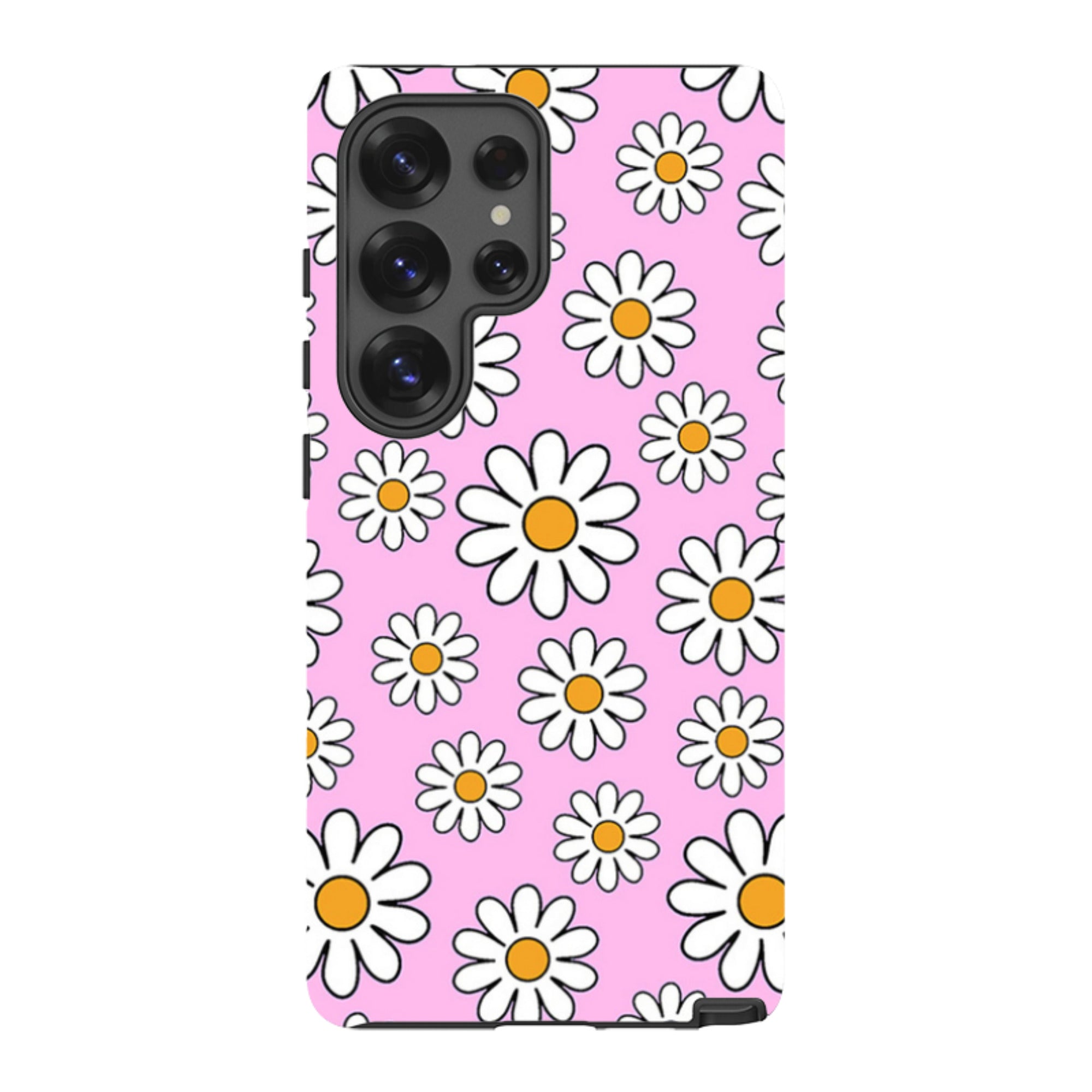 Samsung Tough Case - Pink Daises