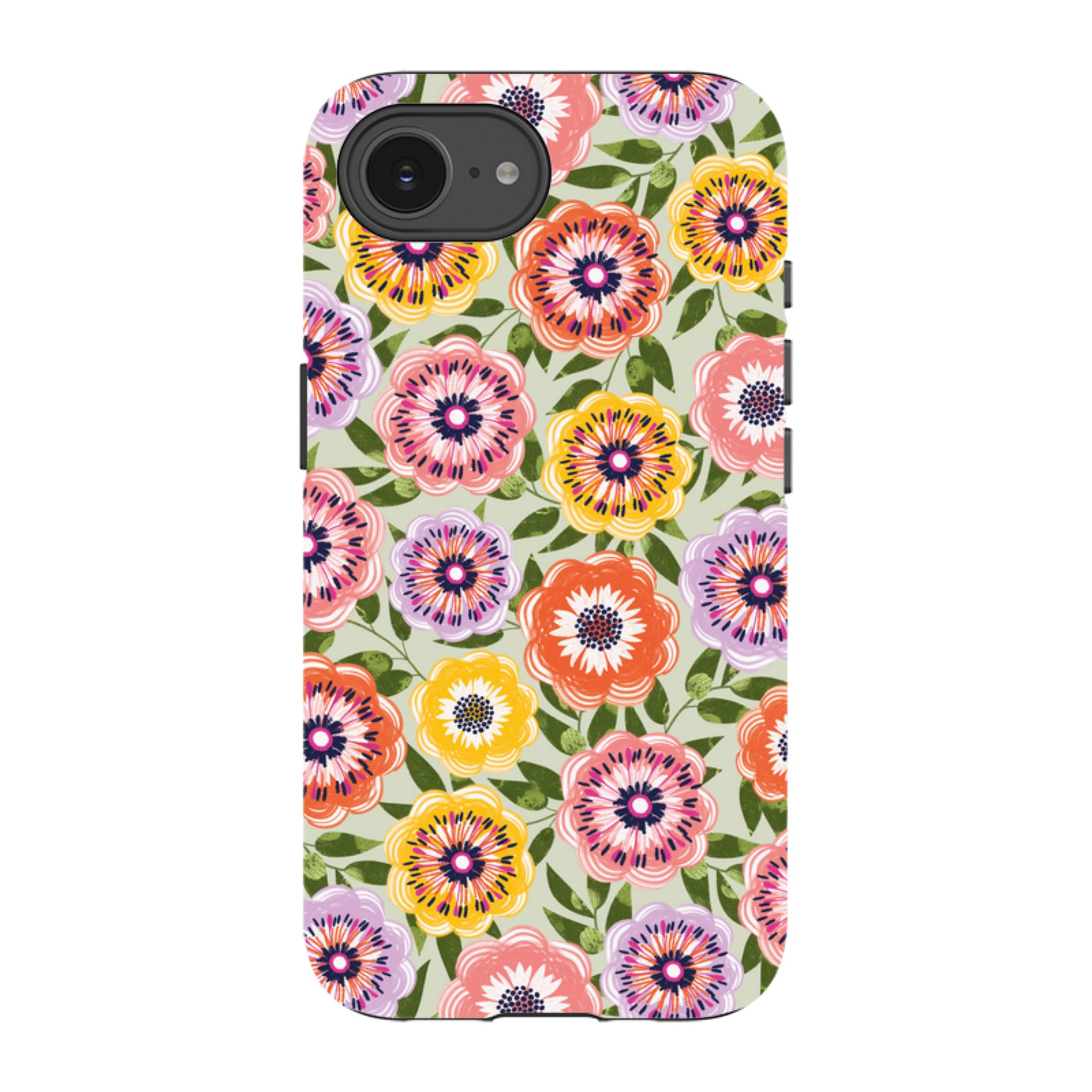 iPhone Tough Case - Bright Blooms II By Ali Brookes