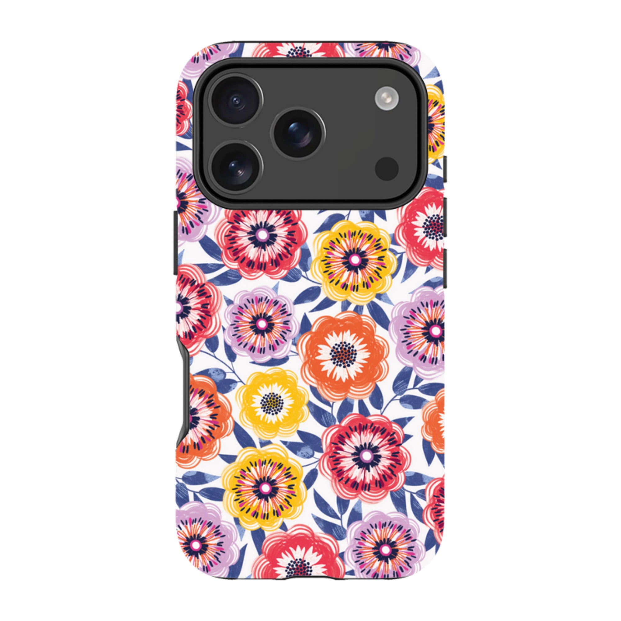 iPhone Tough Case - Bright Blooms I By Ali Brookes