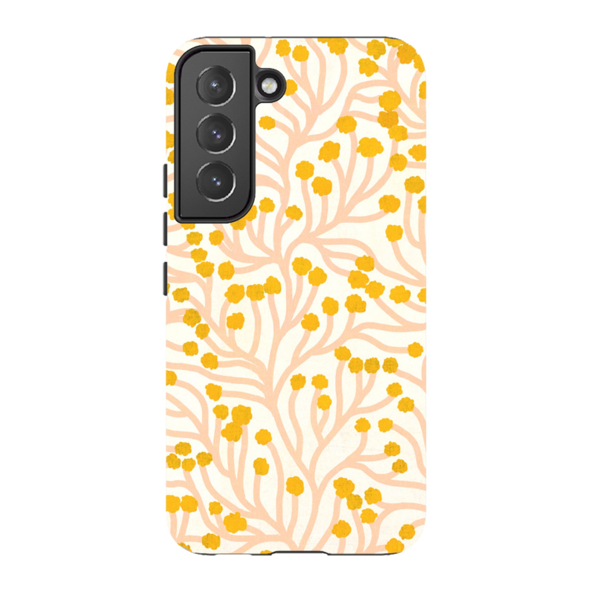 Samsung Tough Case - Vine Pink and Ochre By Katherine Quinn