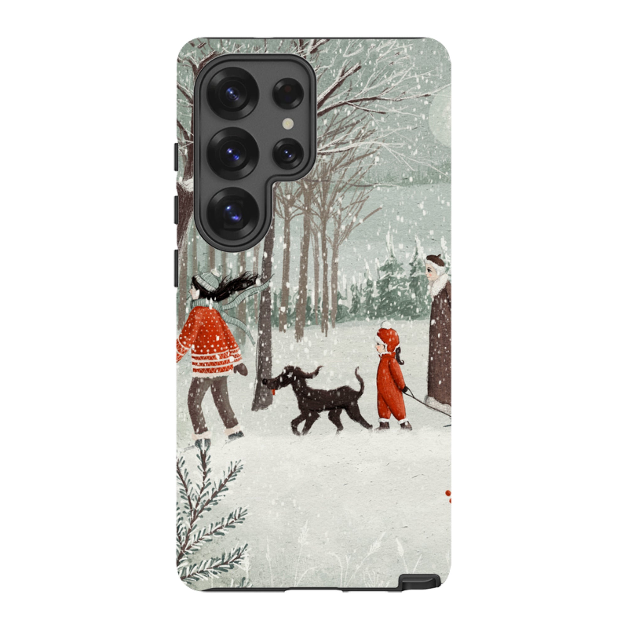 Samsung Tough Case - Winter Walk By Maja Lindberg