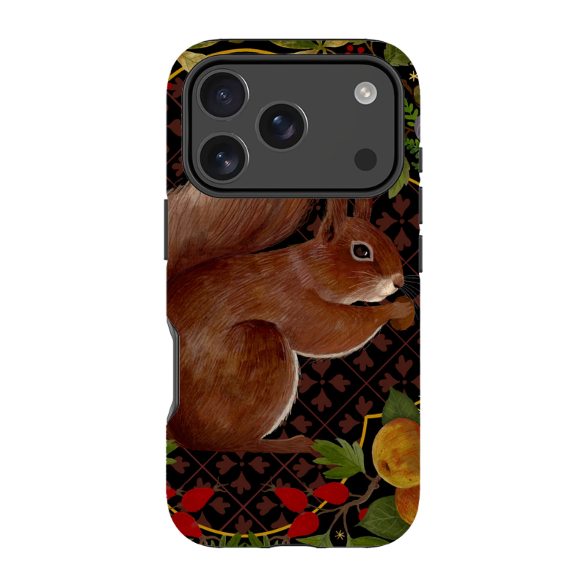 iPhone Tough Case - Squirrel Border By Bex Parkin