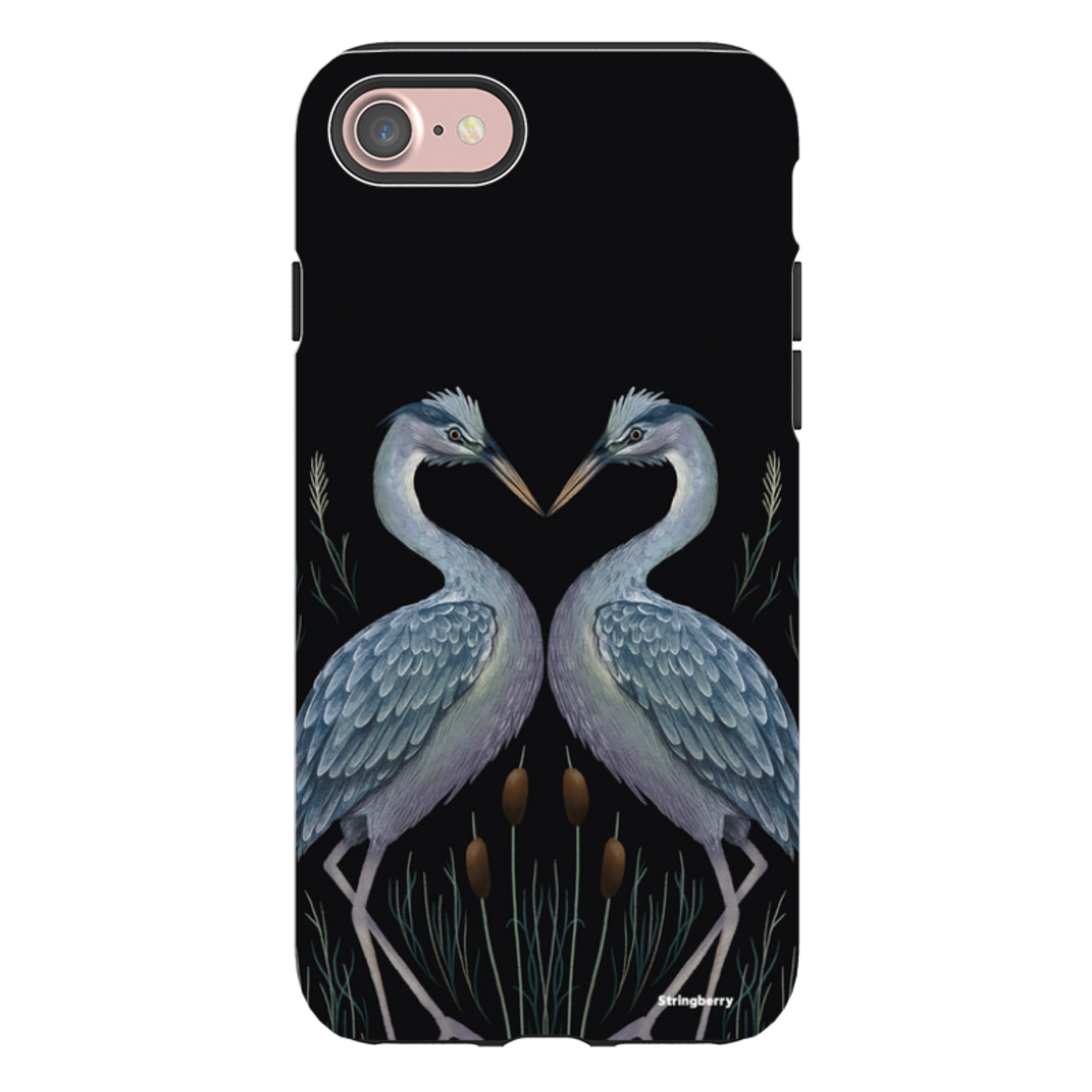 iPhone Tough Case - Heron Pair By Anna Stead