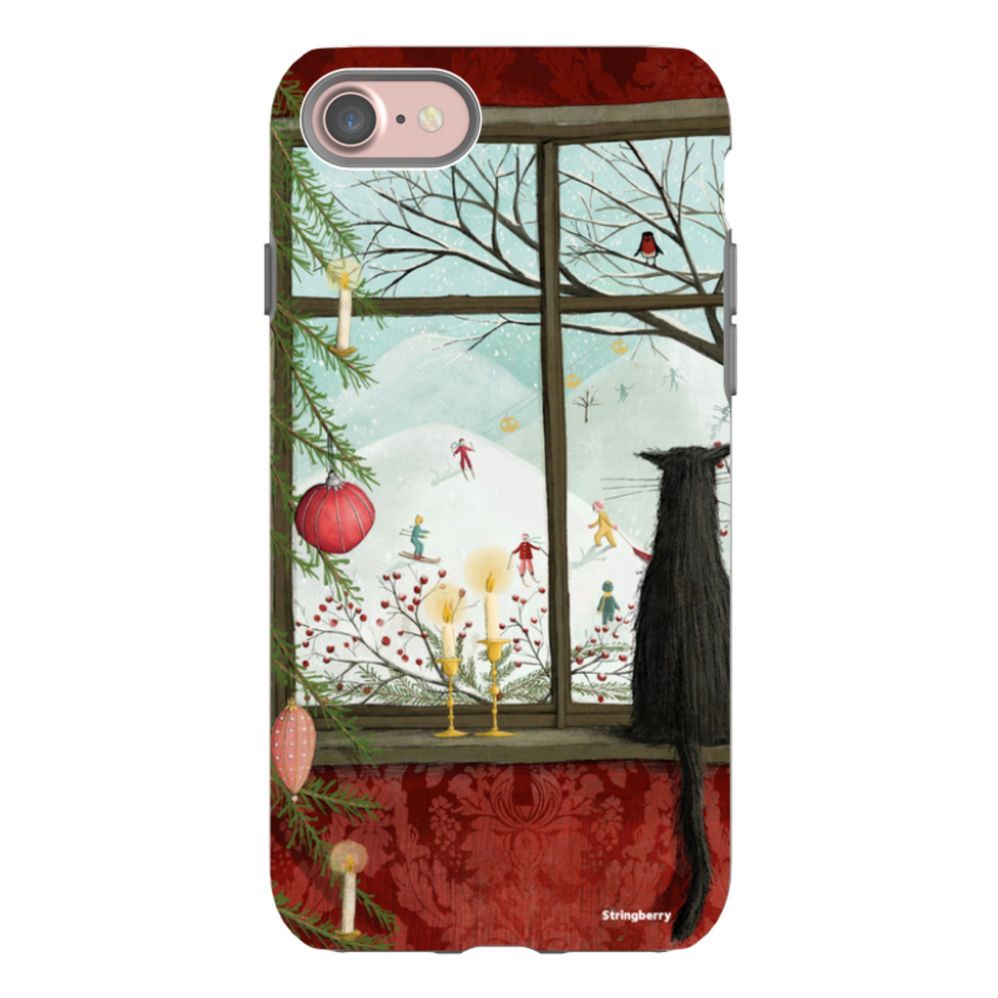 iPhone Tough Case - Christmas Window By Maja Lindberg