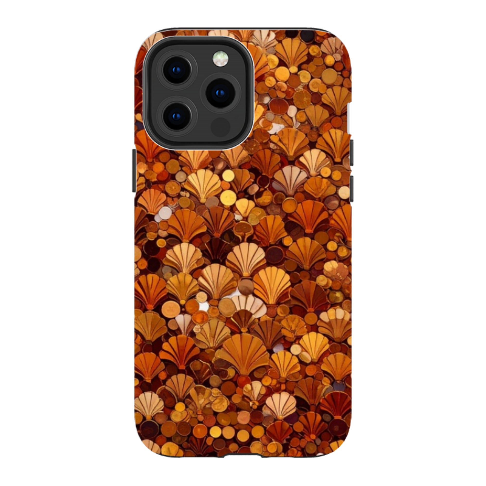 iPhone Tough Case - Golden Shells