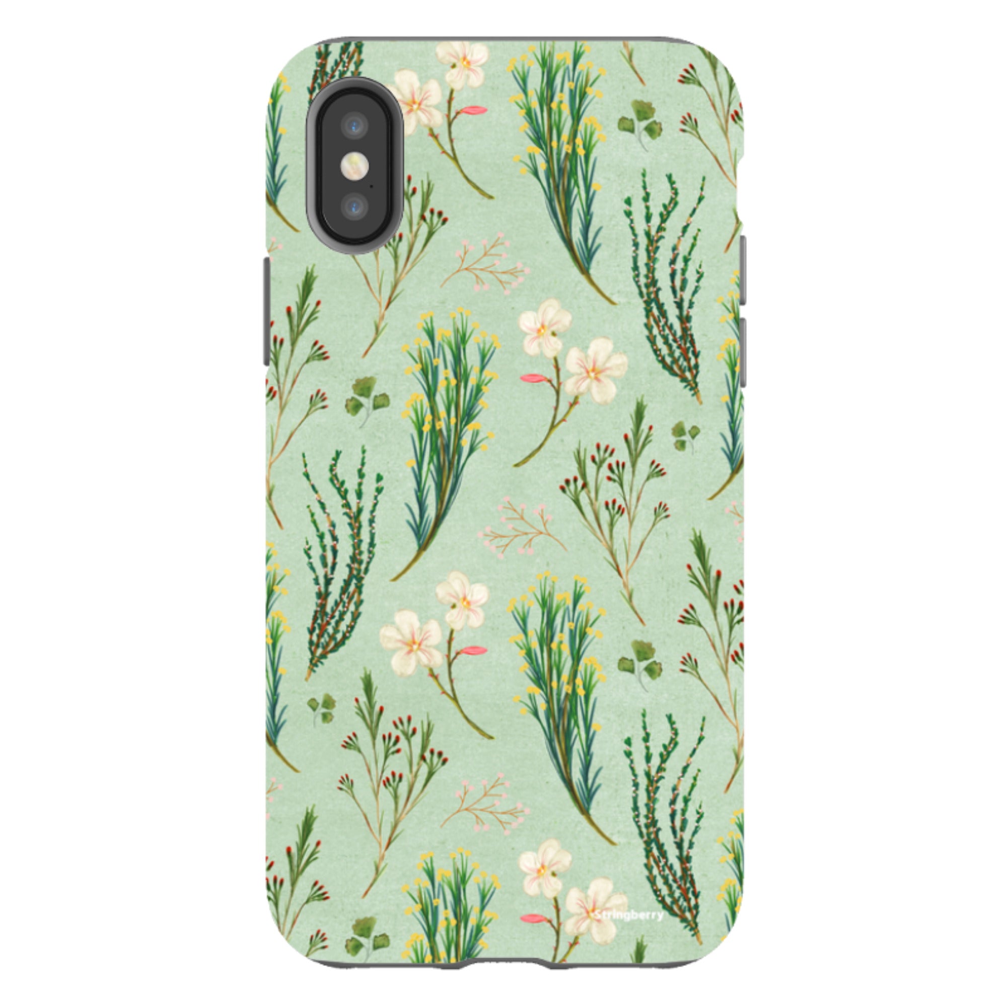 iPhone Tough Case - Wild Flowers By Katherine Quinn
