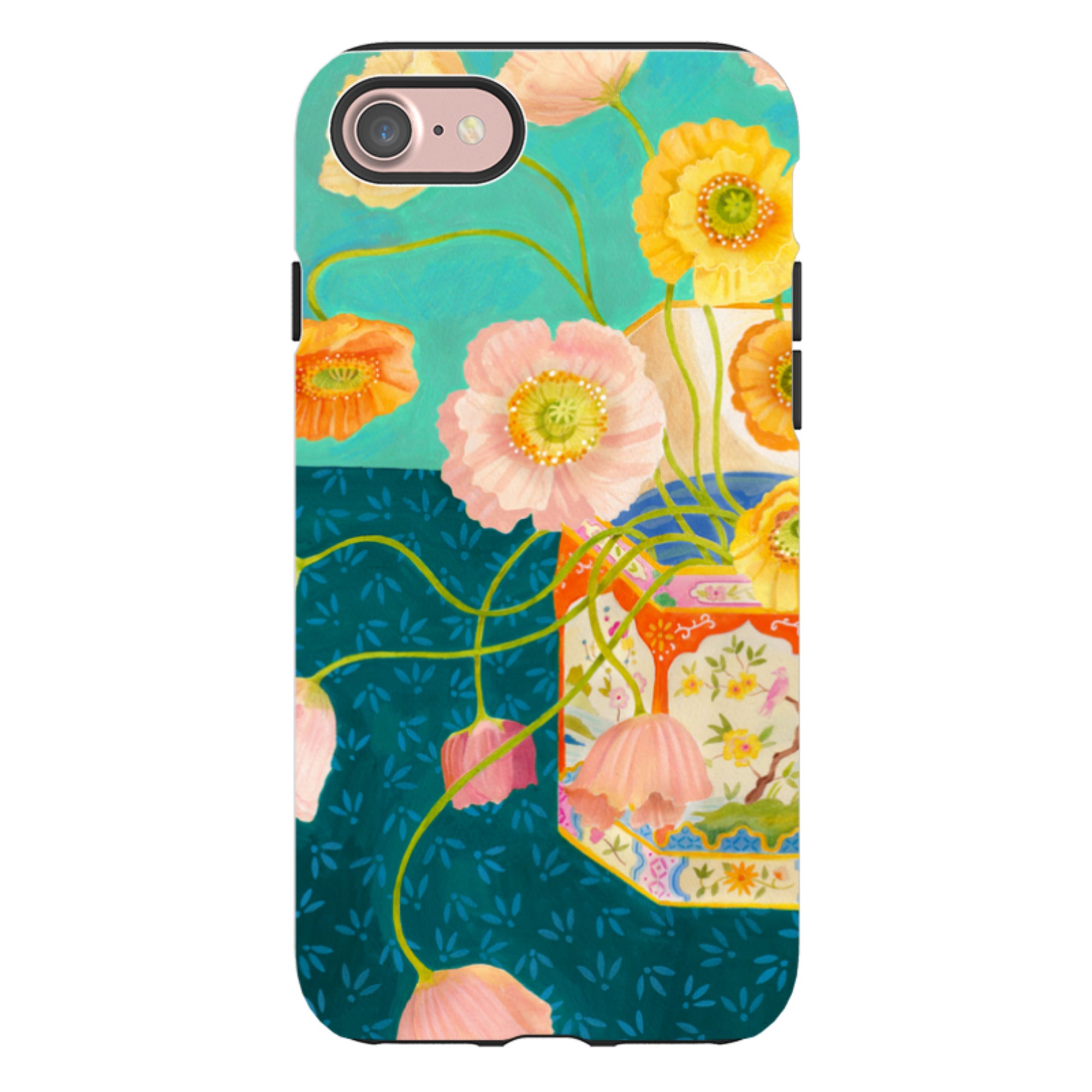 iPhone Tough Case - Poppies By Bex Parkin