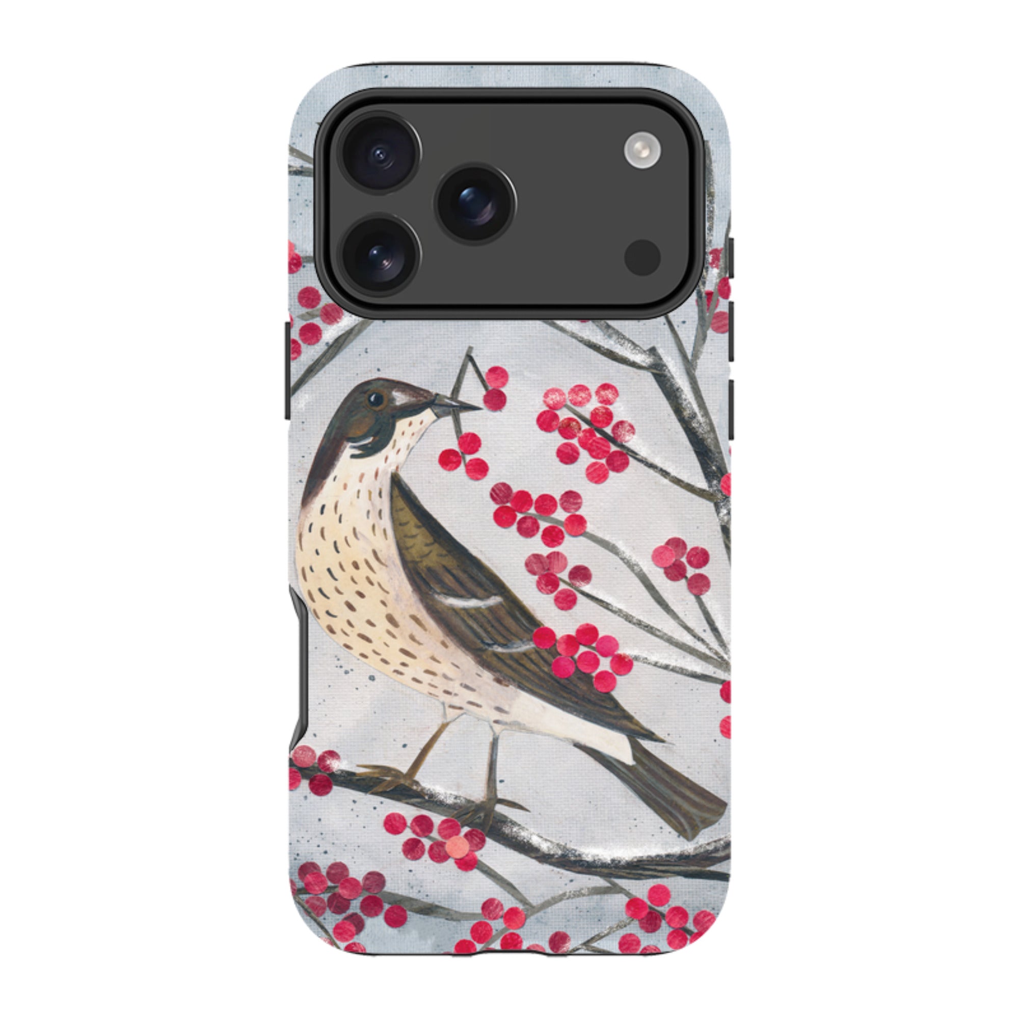 iPhone Tough Case - Mistle Thrush By Tracey English