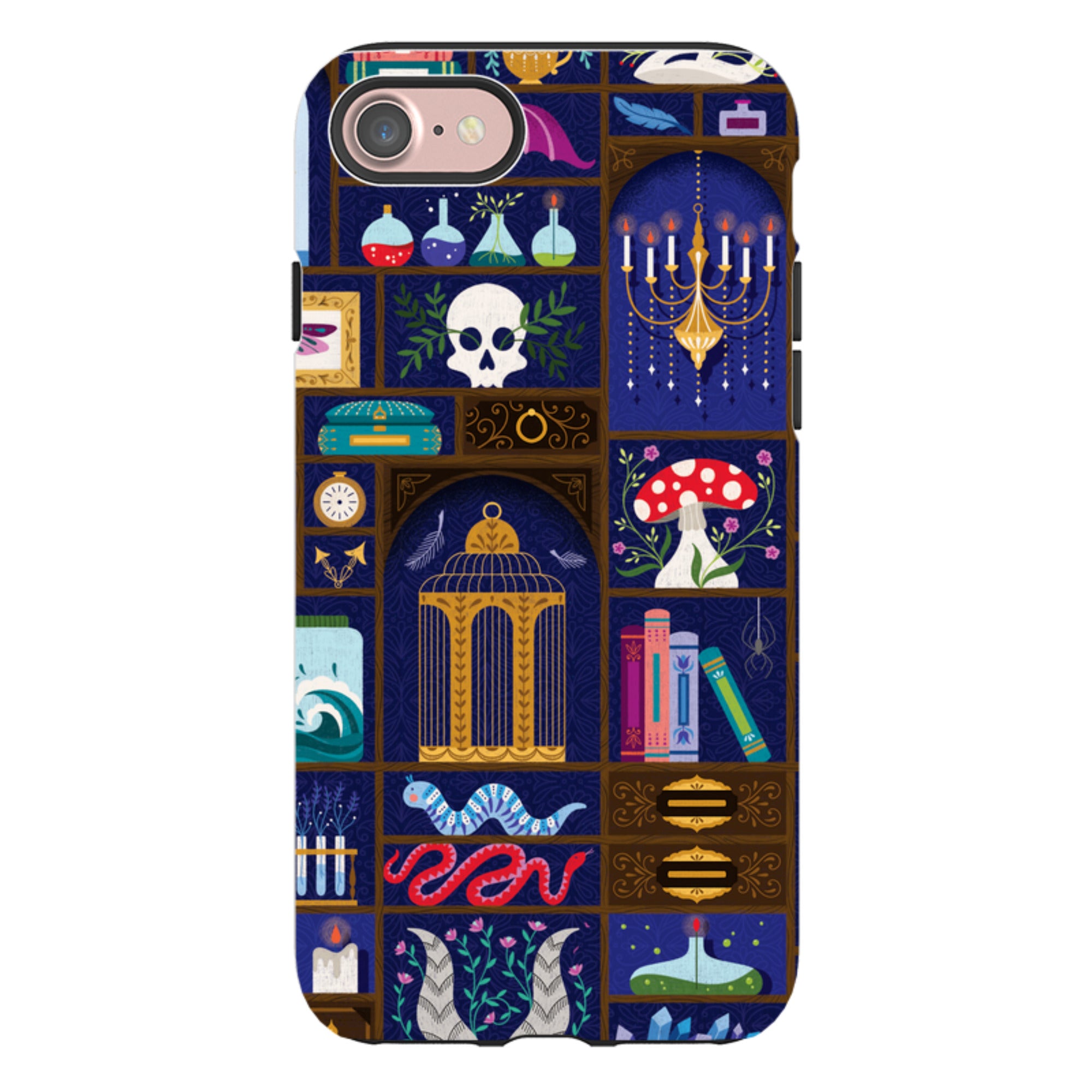 iPhone Tough Case - Cabinet Of Curiosities By Jenny Zemanek