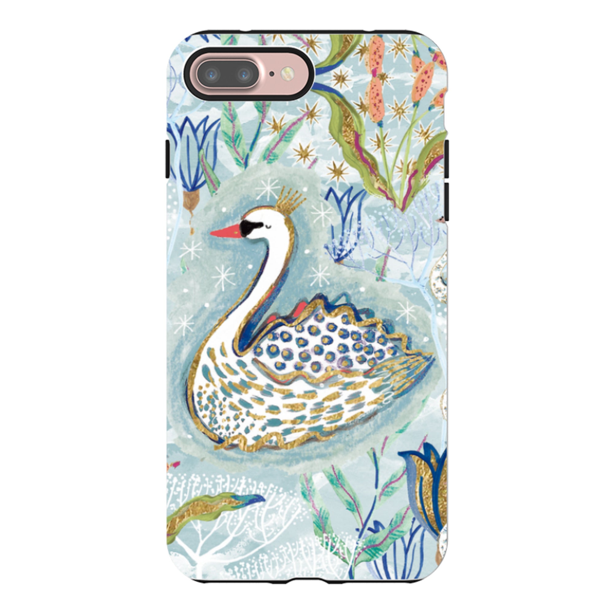 iPhone Tough Case - Seven Swans I By Emma Frances Grant