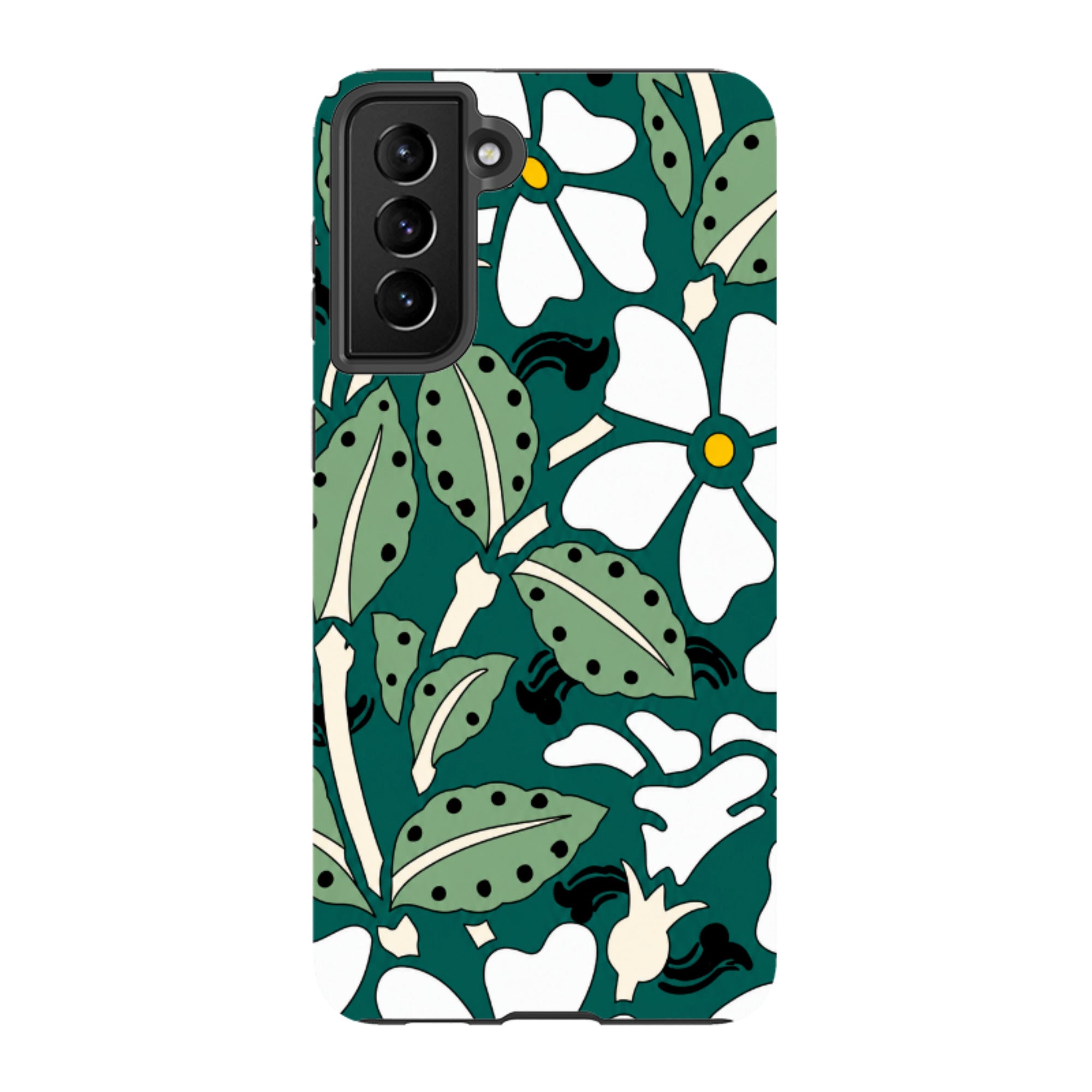 Samsung Tough Case - Vintage Woodblock Print