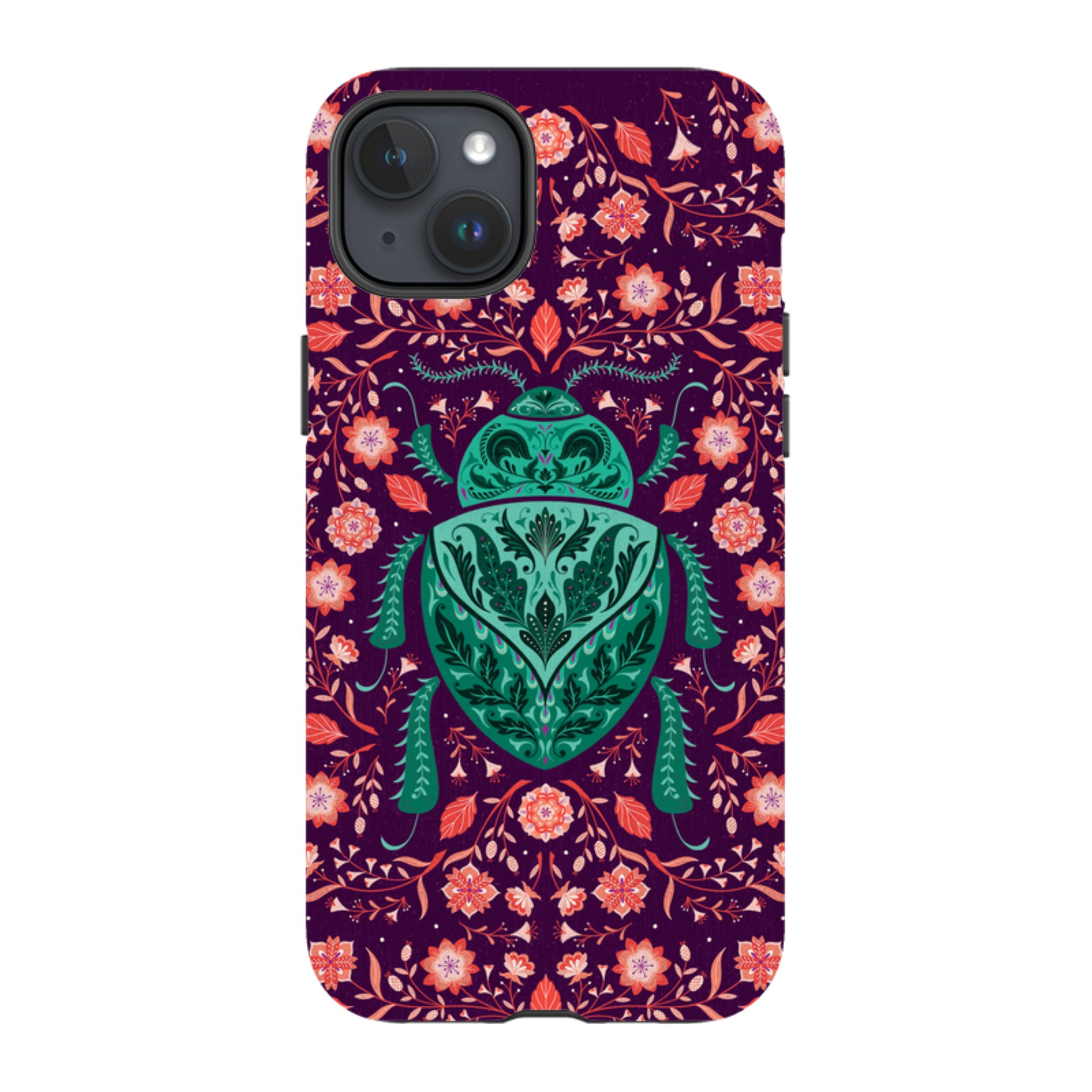 iPhone MagSafe Tough Case -  Beetle By Jenny Zemanek
