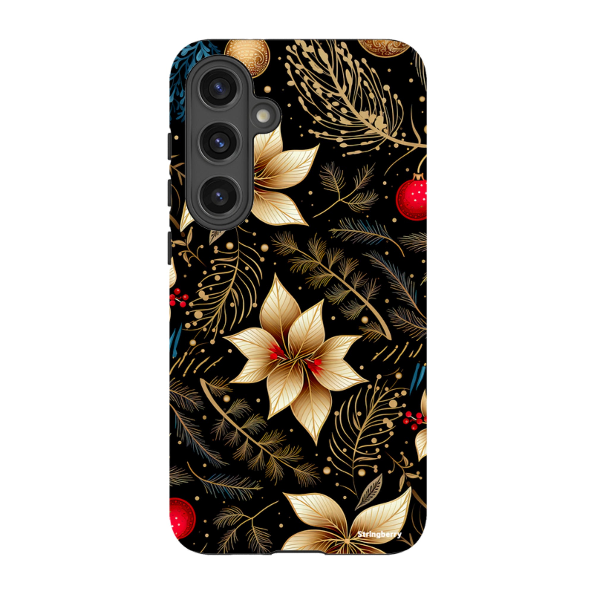 Samsung Tough Case -Golden Winter Floral