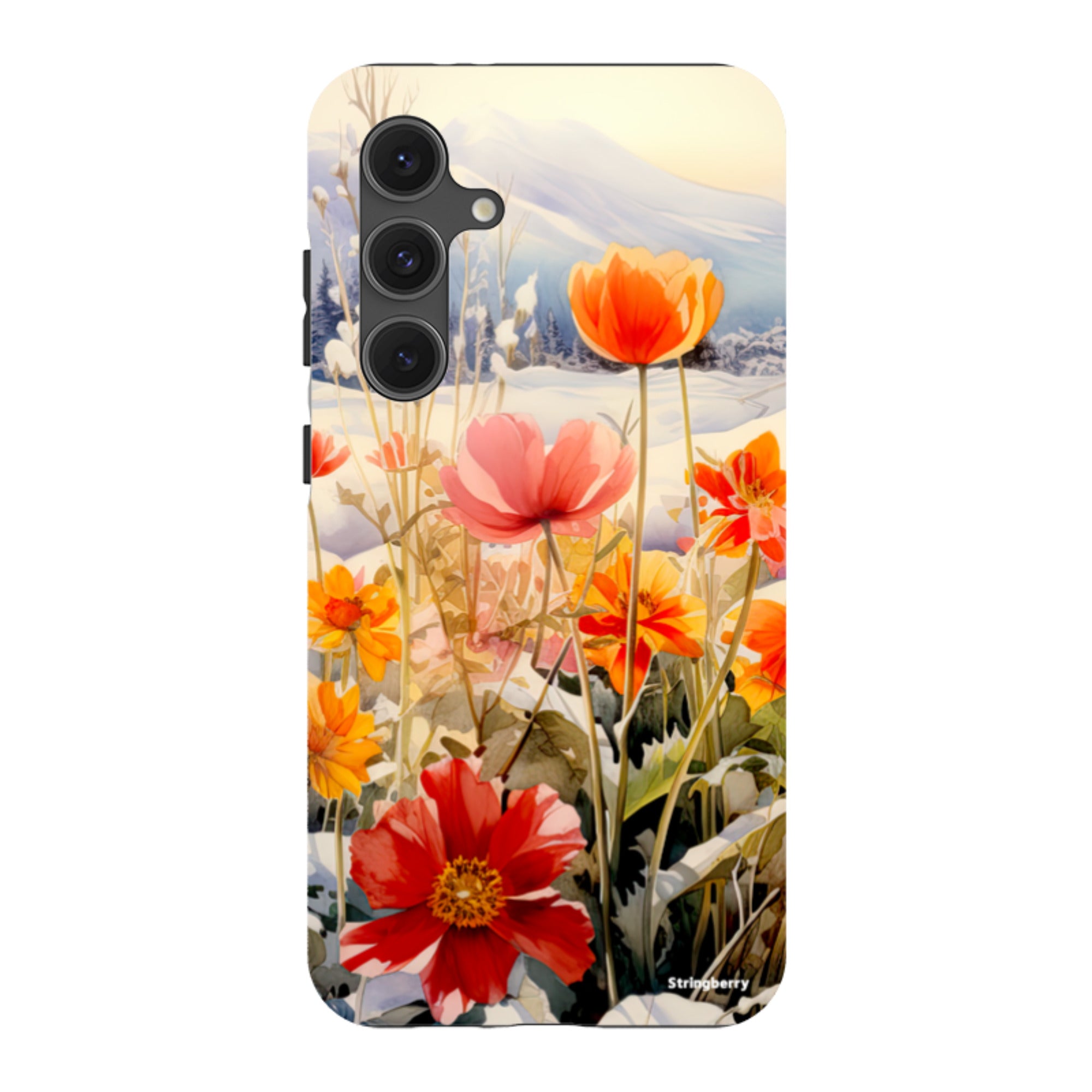 Samsung Tough Case - Winter Wild Flowers II