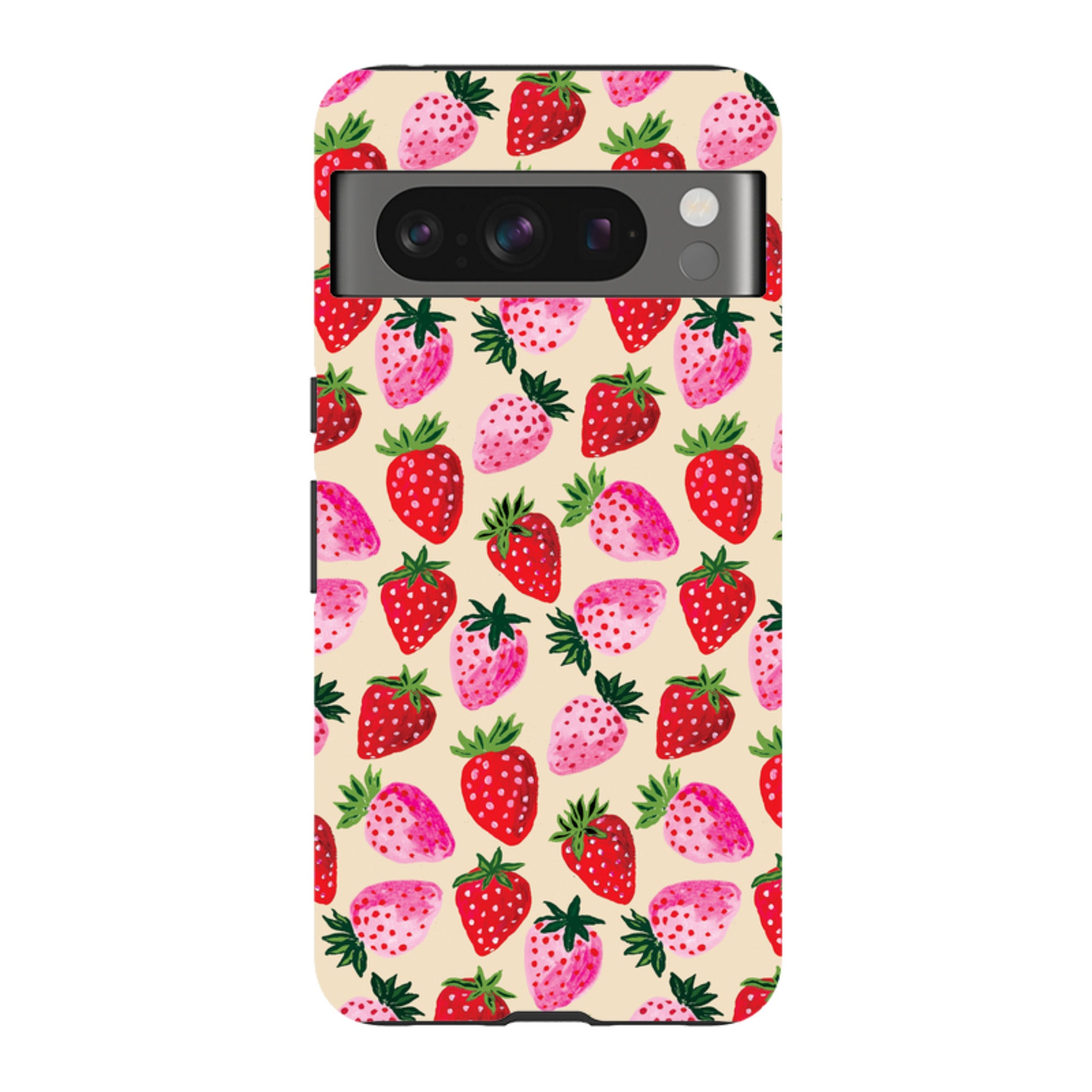 Google Tough Case - Strawberry Scatter Cream By Emma Frances Grant