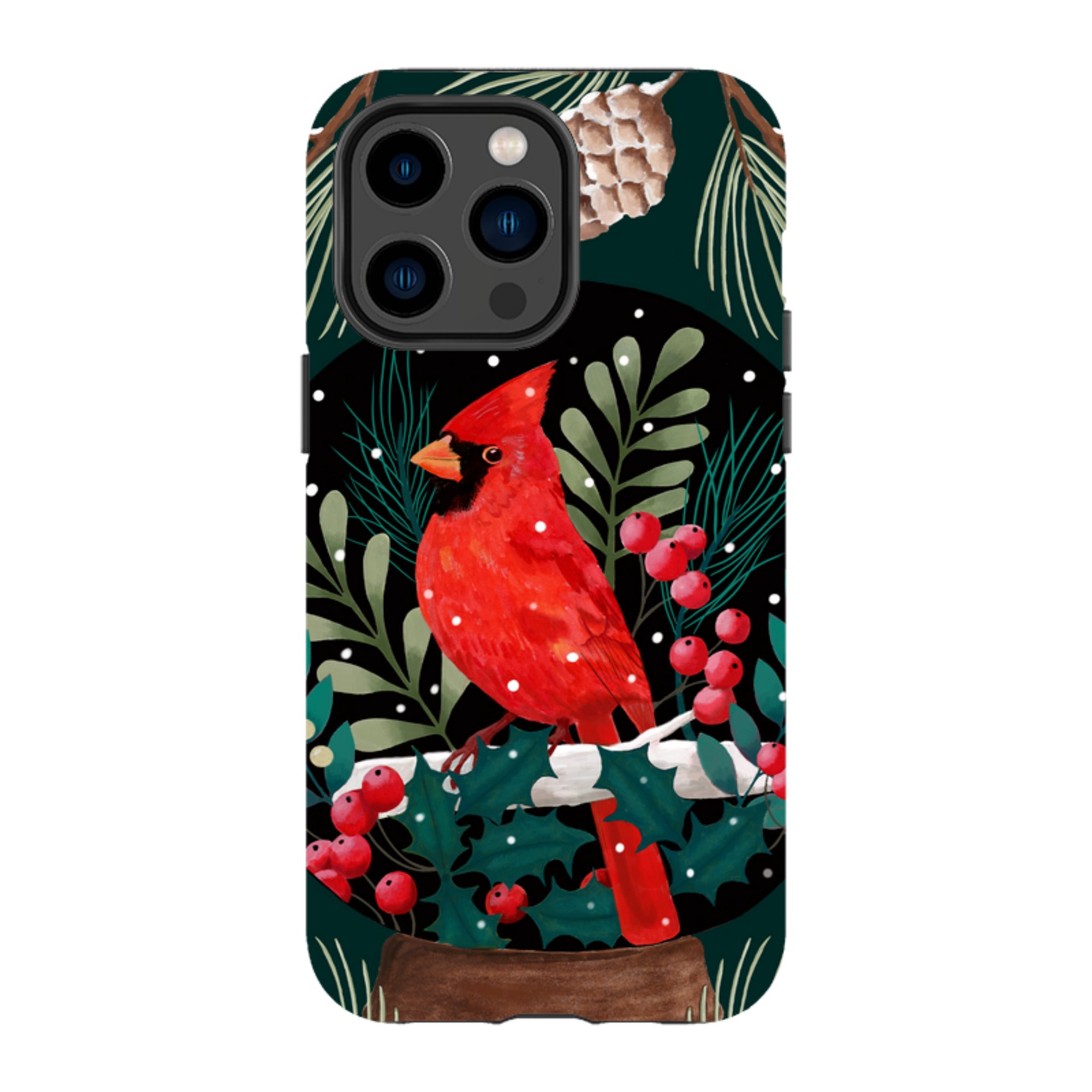 iPhone Tough Case - Red Cardinal By Bex Parkin