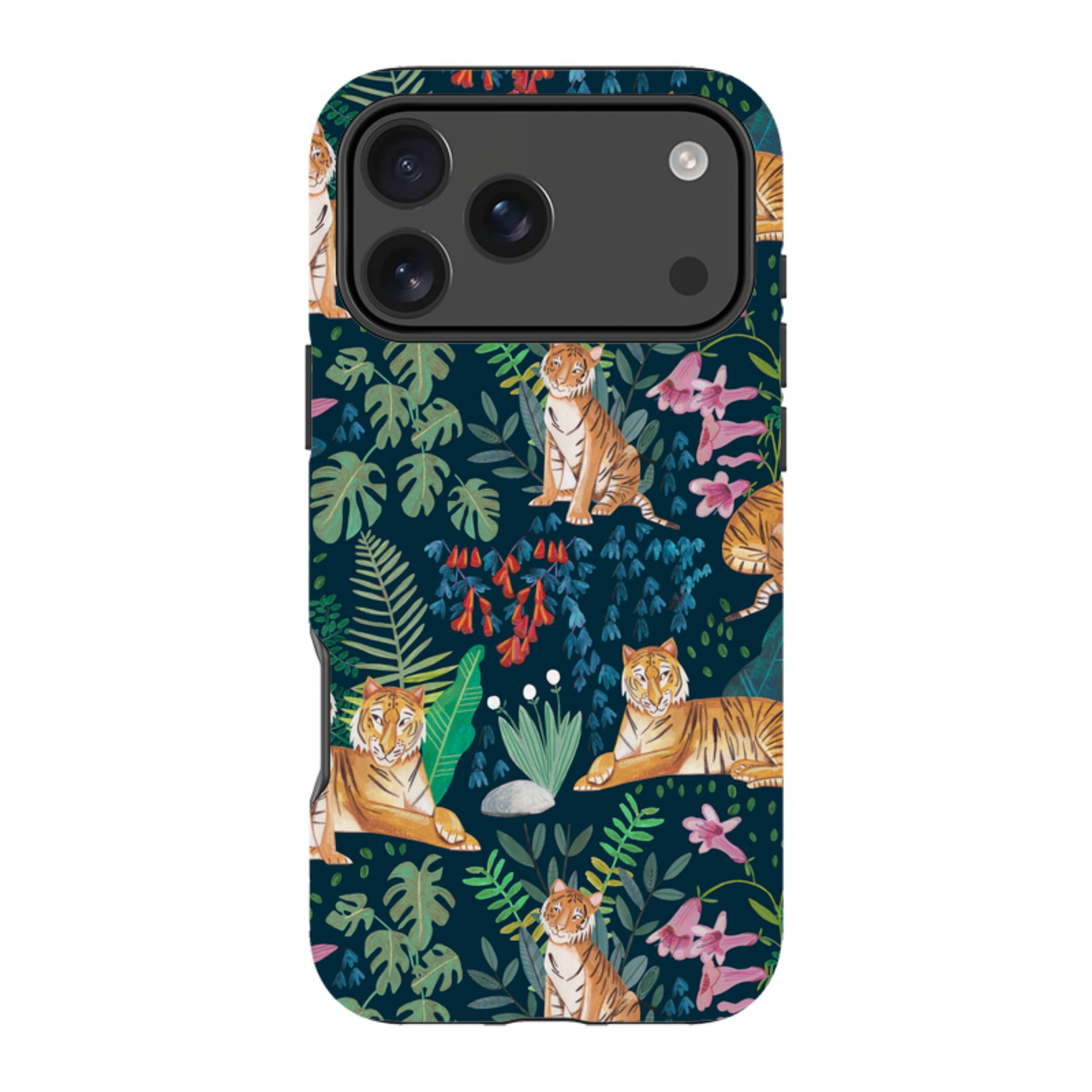 iPhone MagSafe Tough Case -  Tiger Pattern II By Caroline Bonne Muller