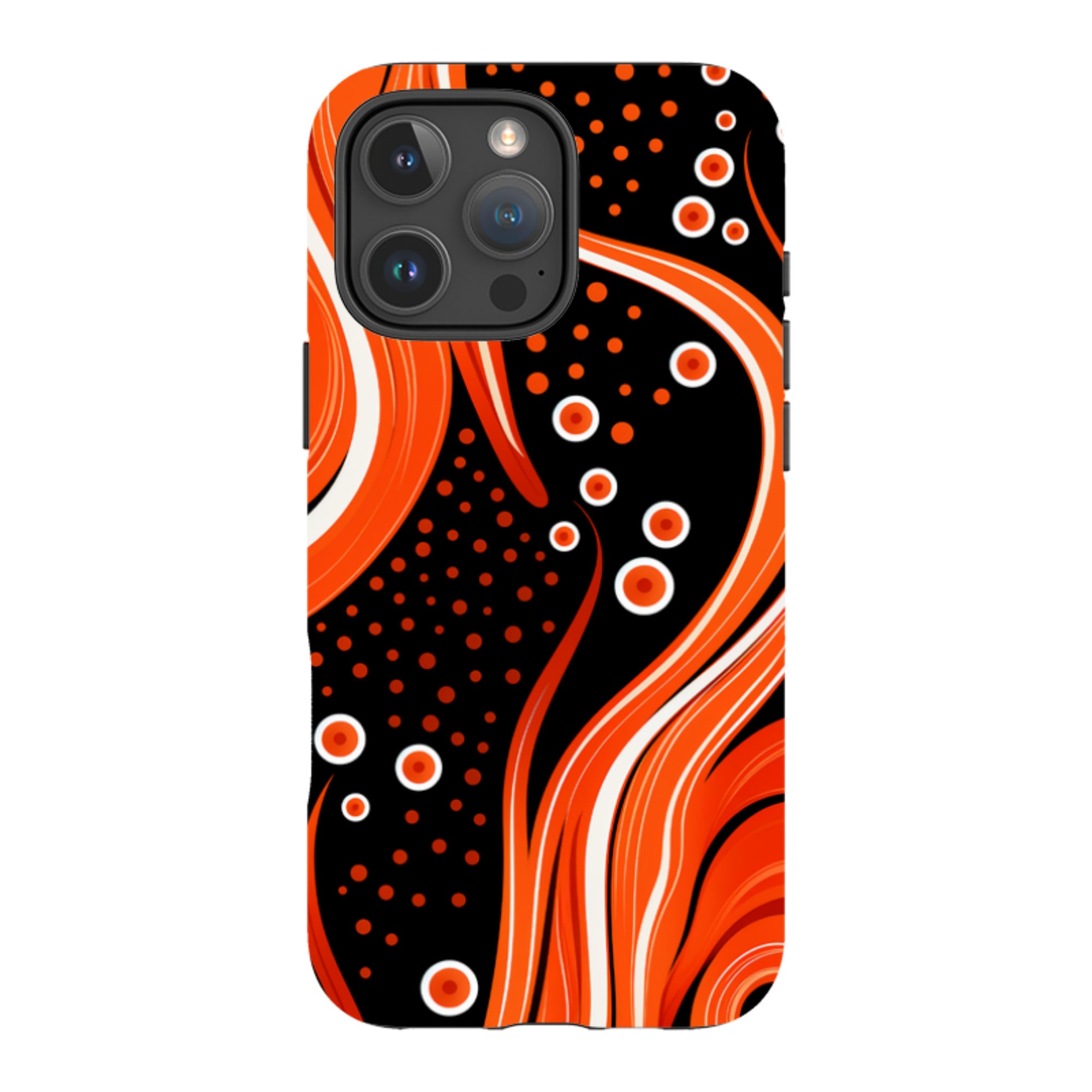 iPhone MagSafe Tough Case - Red Wave Stars