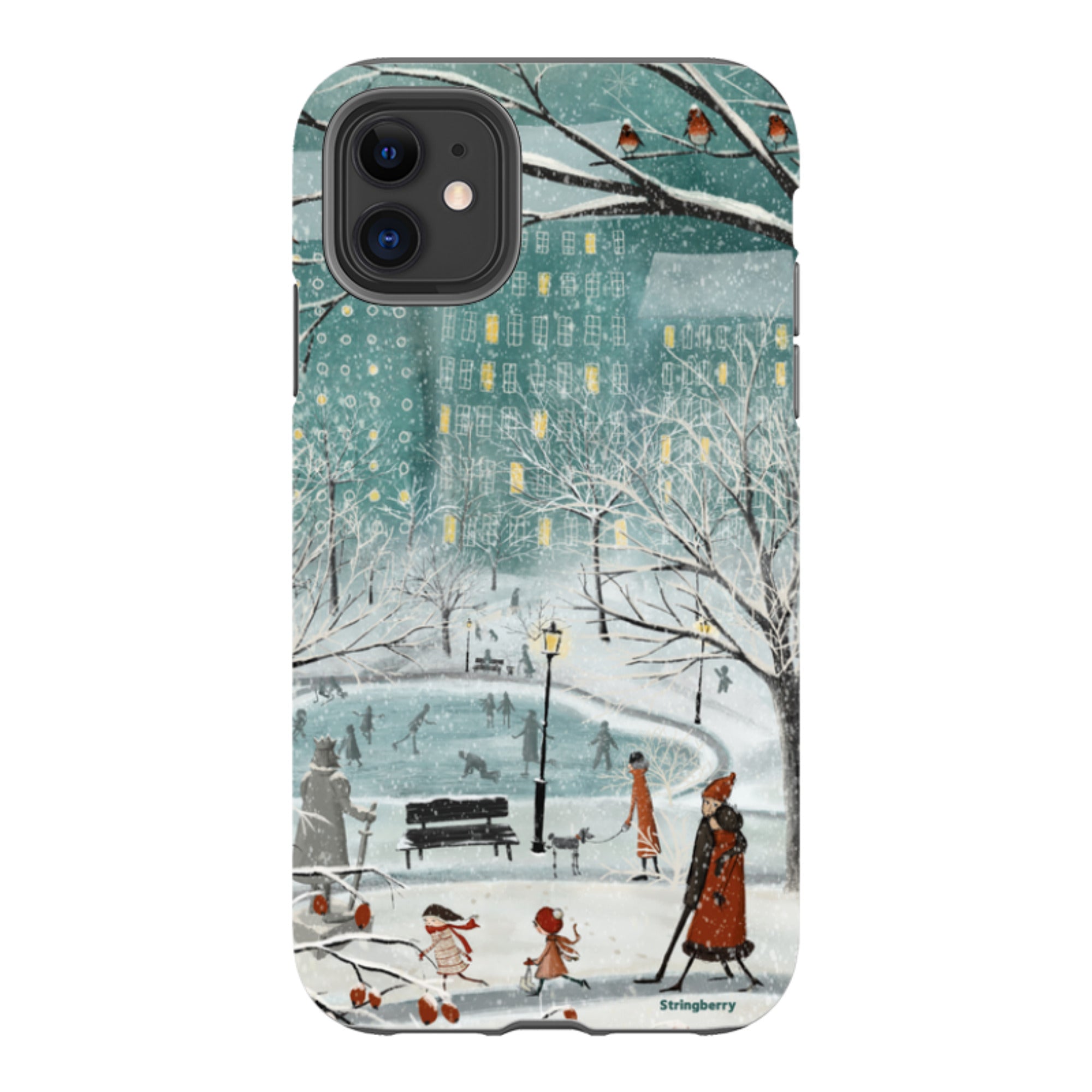iPhone Tough Case - Walk In The Park By Maja Lindberg