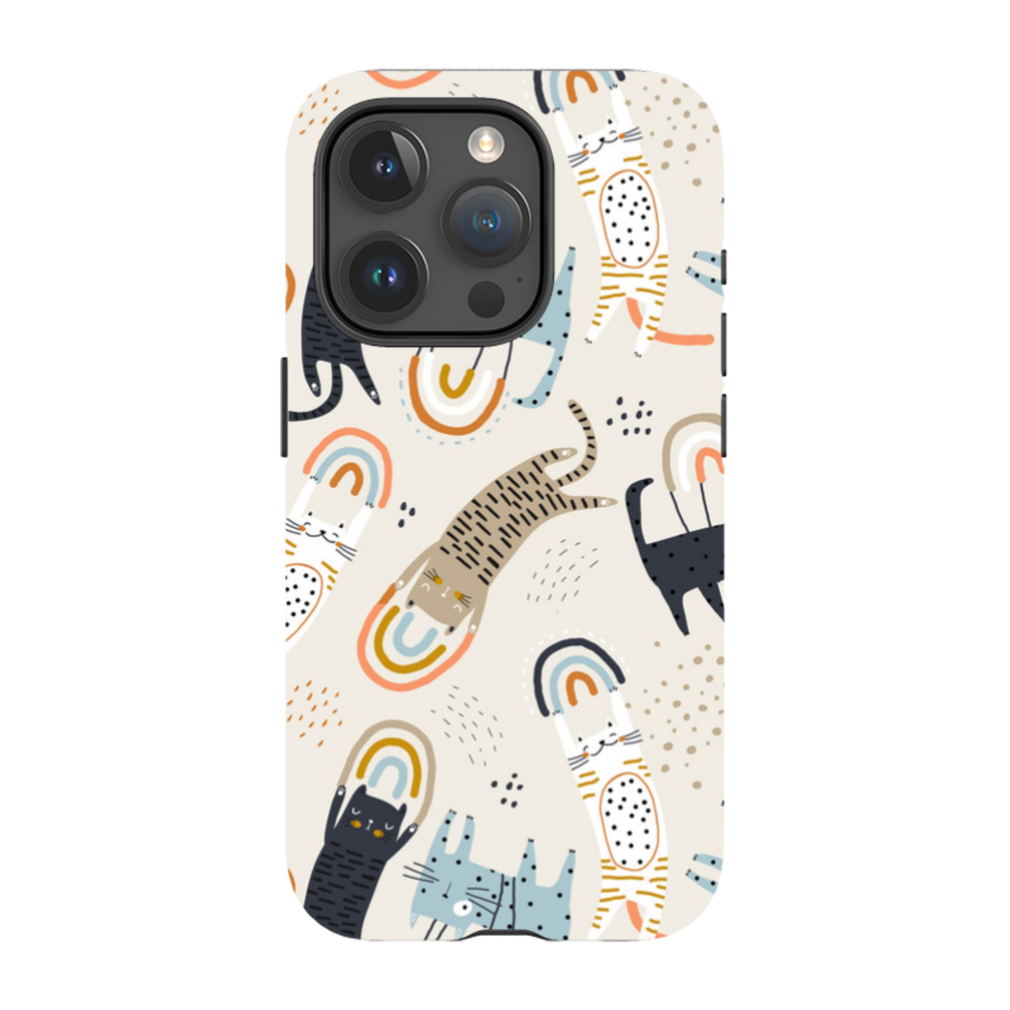 iPhone MagSafe Tough Case - Rainbow Cats