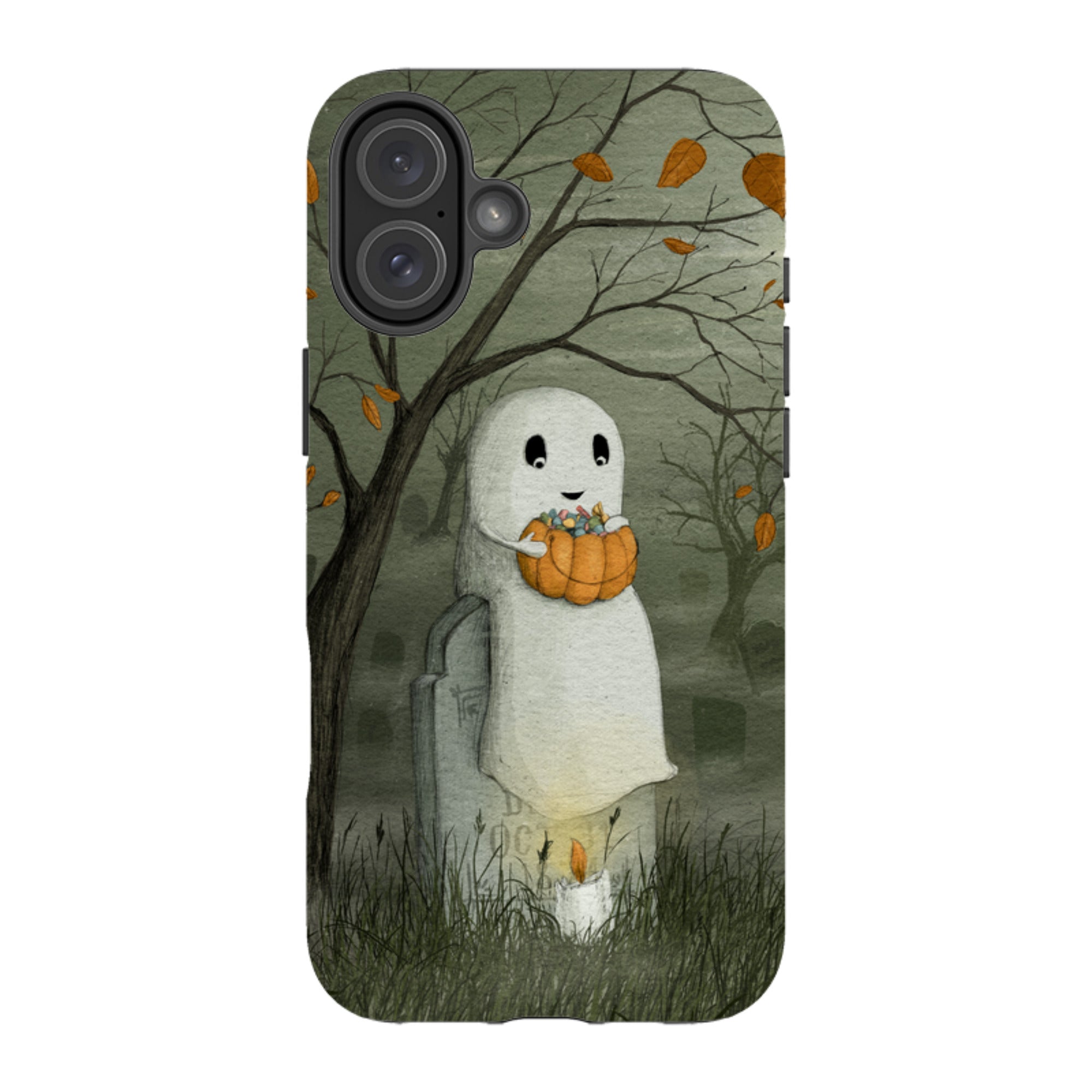 iPhone MagSafe Tough Case - Halloween Ghost By Maja Lindberg