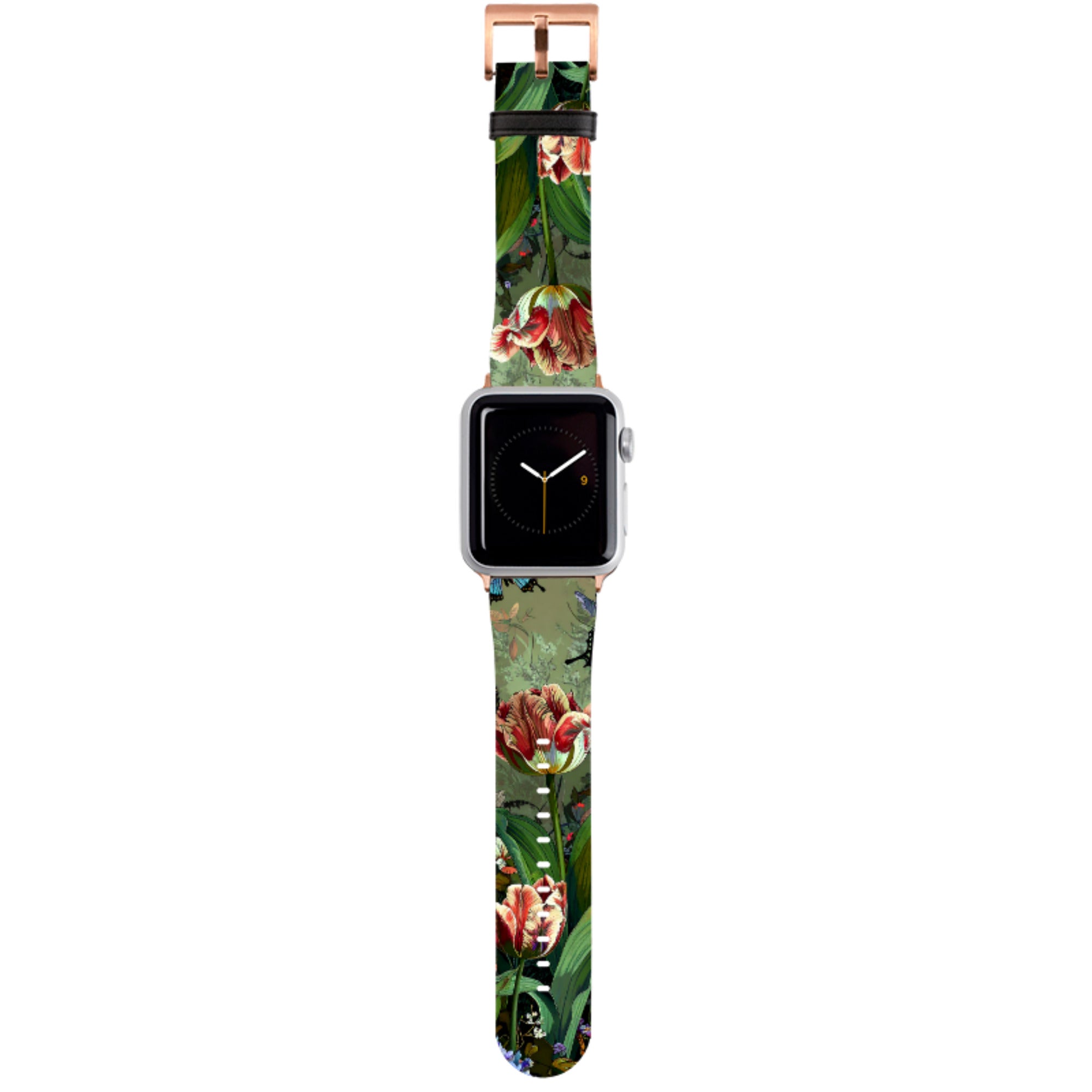 Green Vyne Butterflies Apple Watch Strap