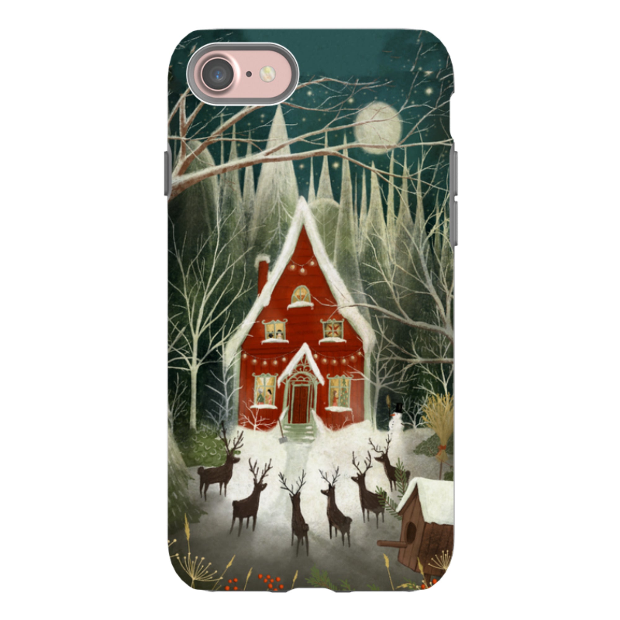 iPhone Tough Case -Christmas Garden Night By Maja Lindberg
