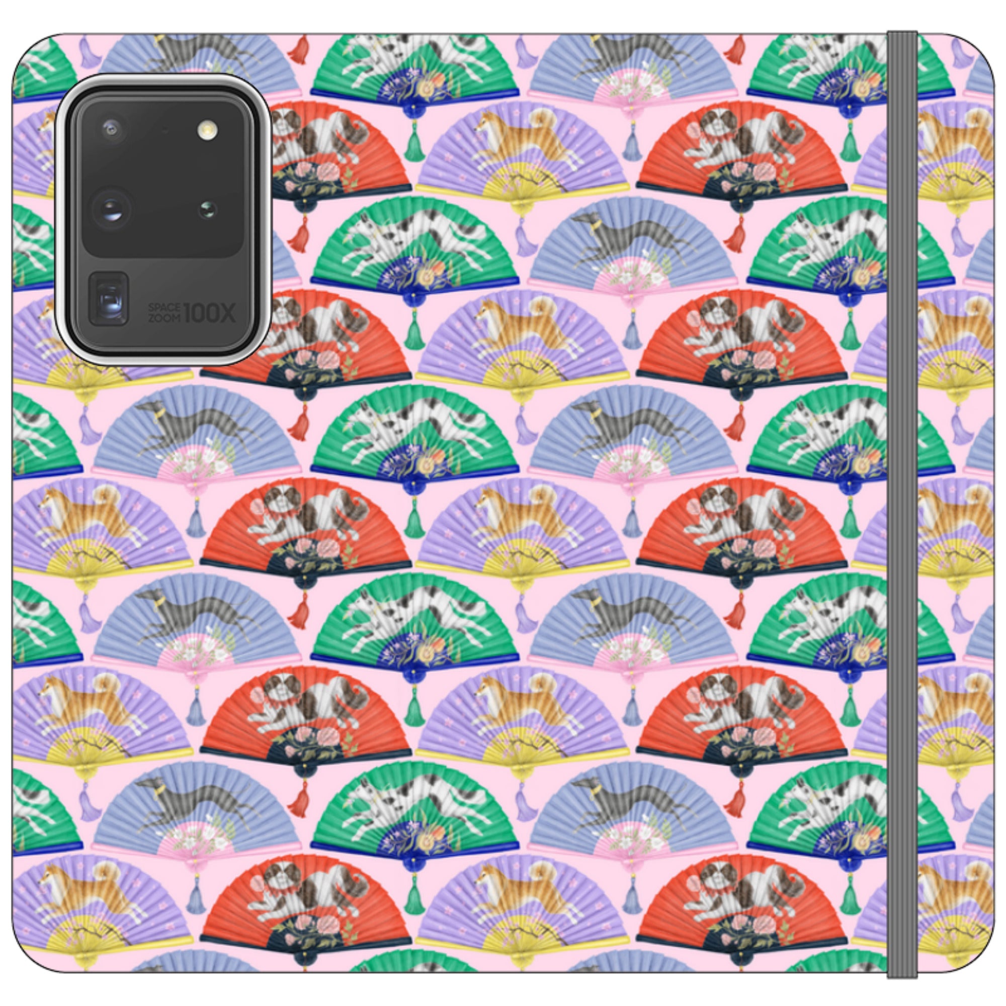 Dog Fan Wallet Case By Catherine Rowe