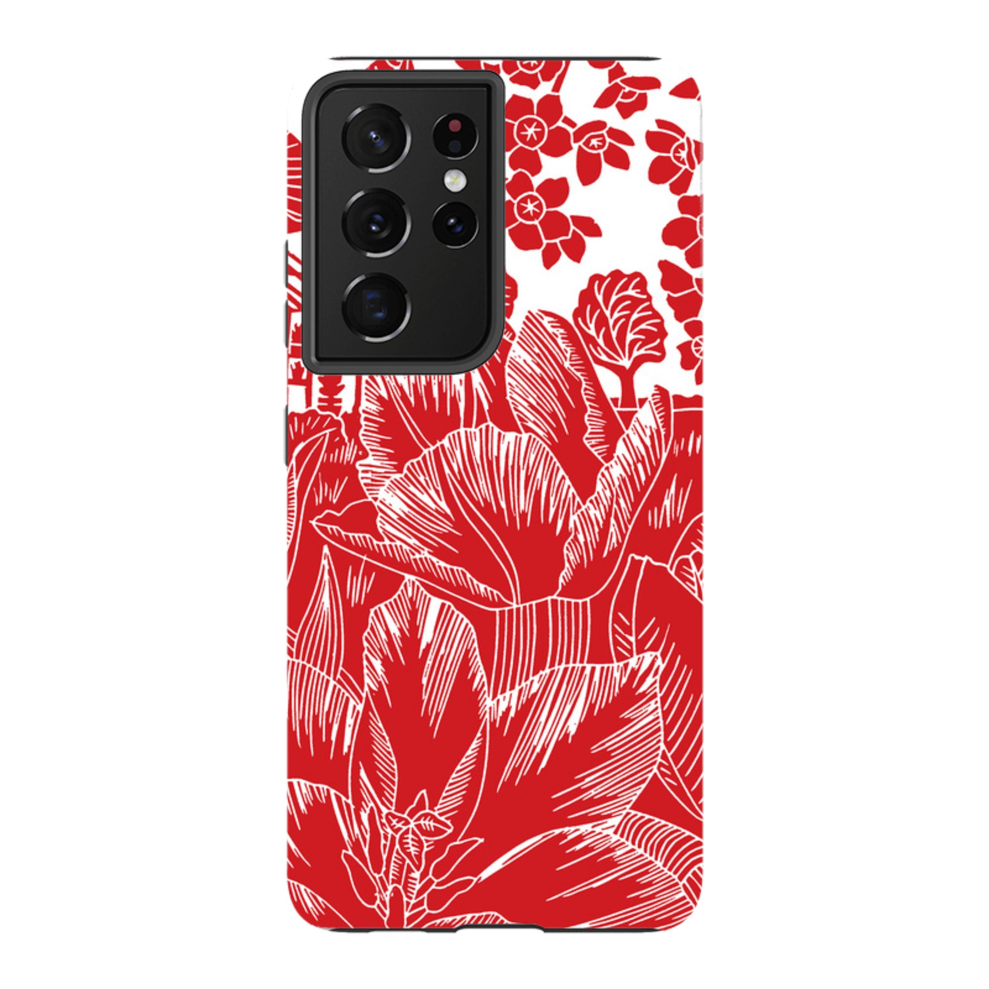 Samsung Tough Case - Tulip Silhouette By Kate Heiss