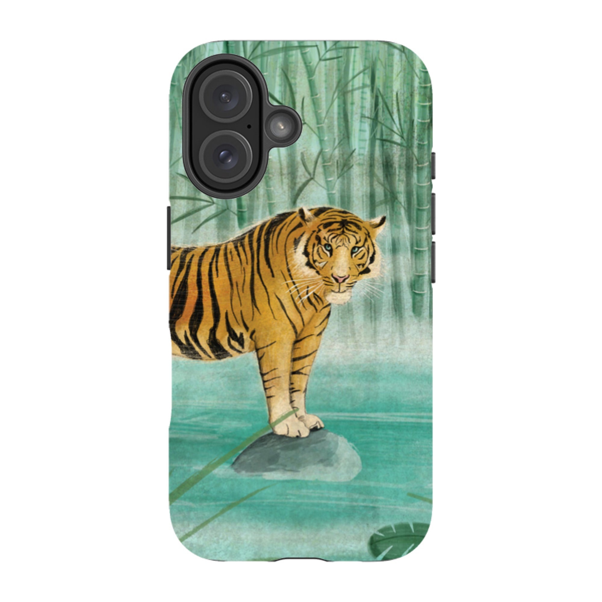 iPhone Tough Case - Tiger By Maja Lindberg