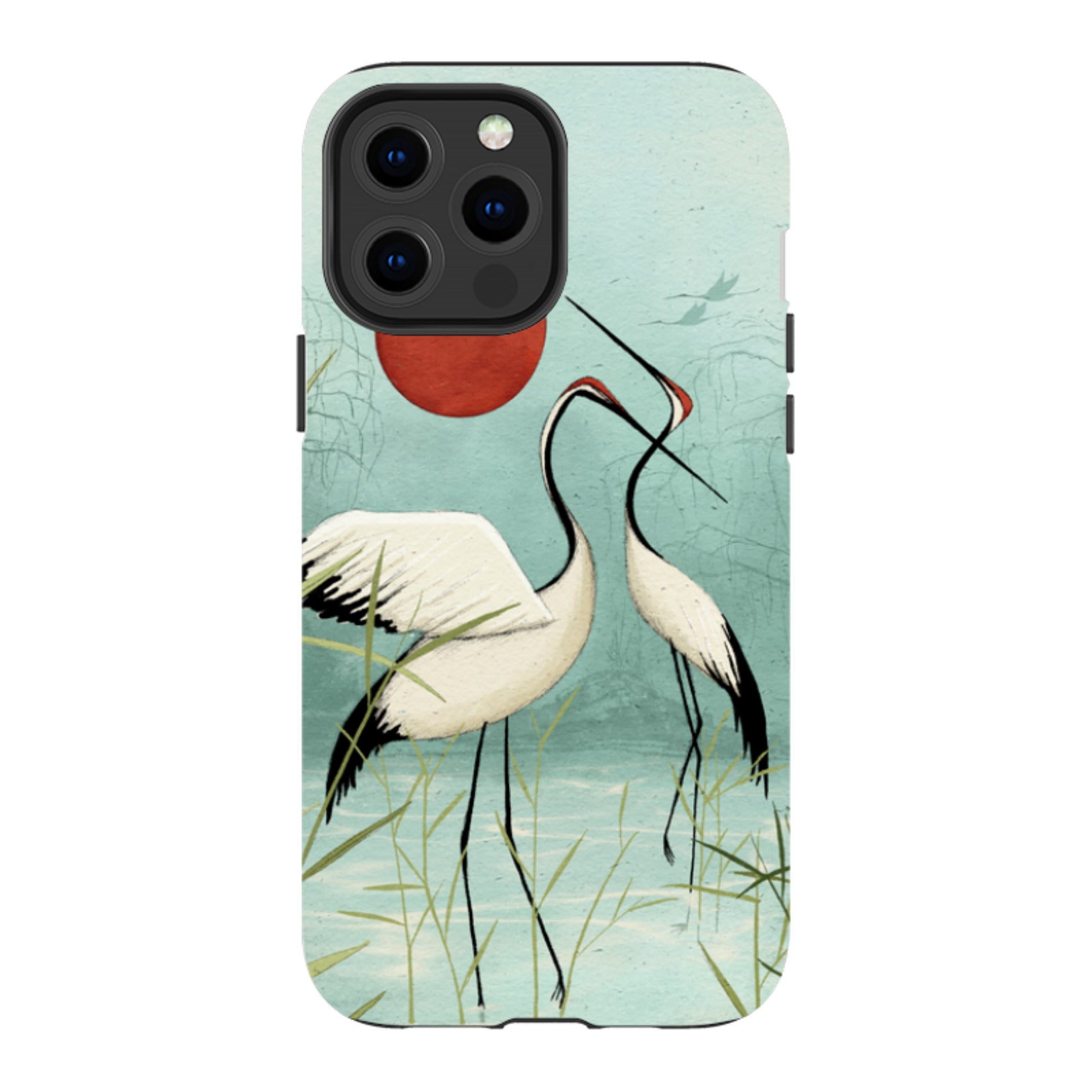 iPhone Tough Case - Cranes By Maja Lindberg