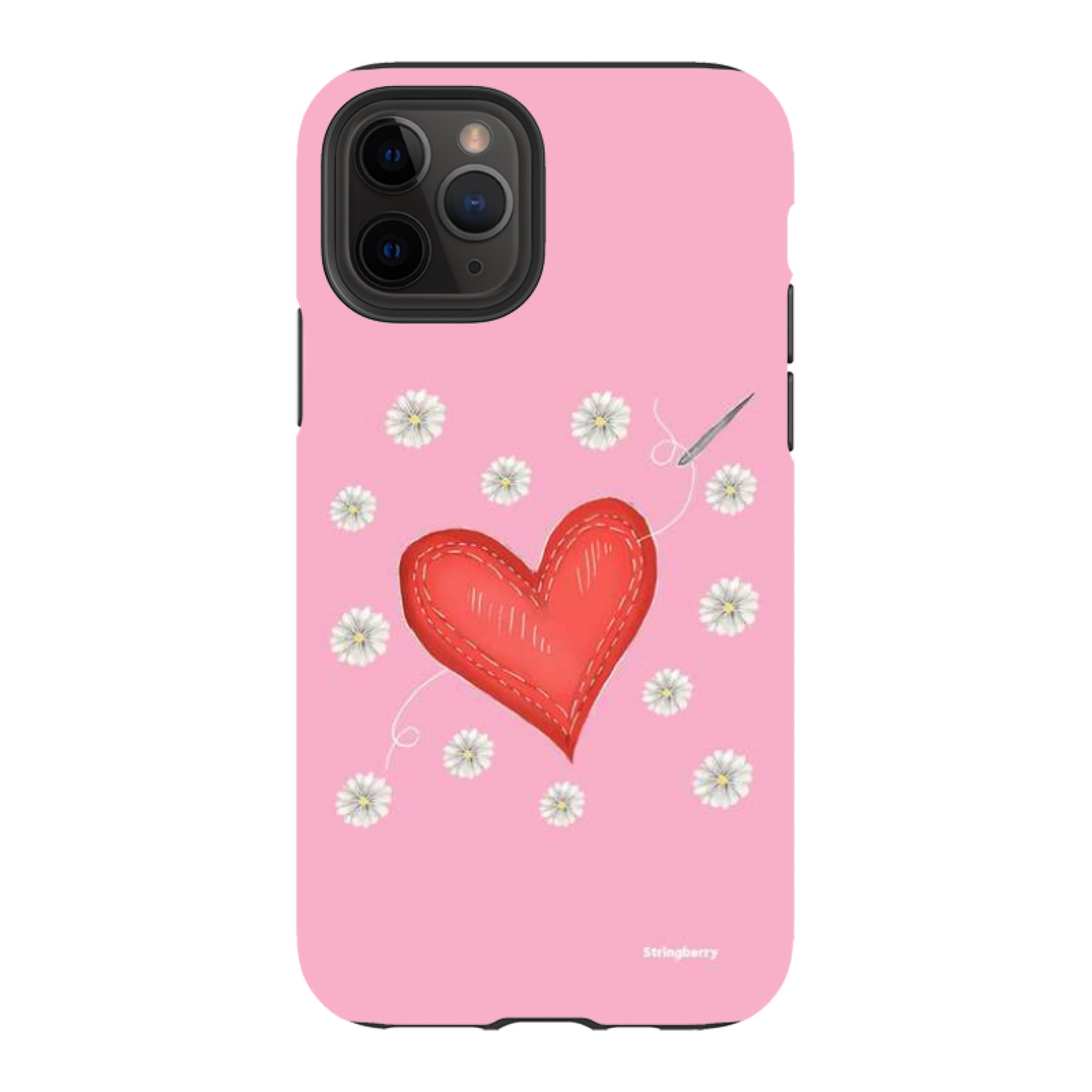 iPhone Tough Case - Love Heart Sewing By Catherine Rowe