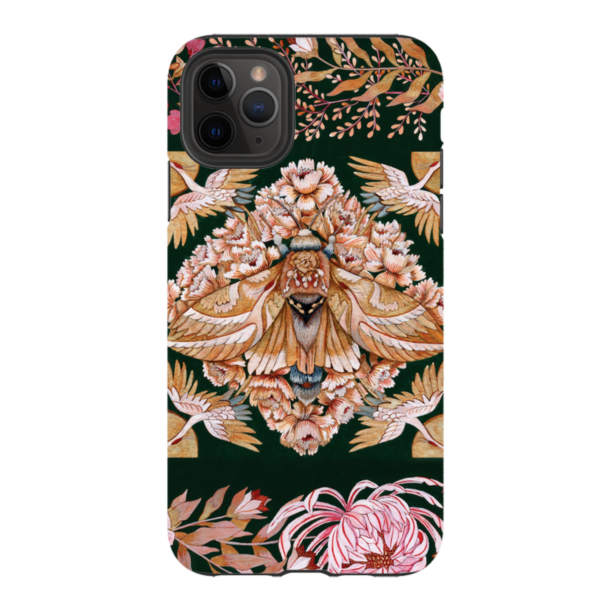 iPhone Tough Case - Golden Moth By Maria Matos