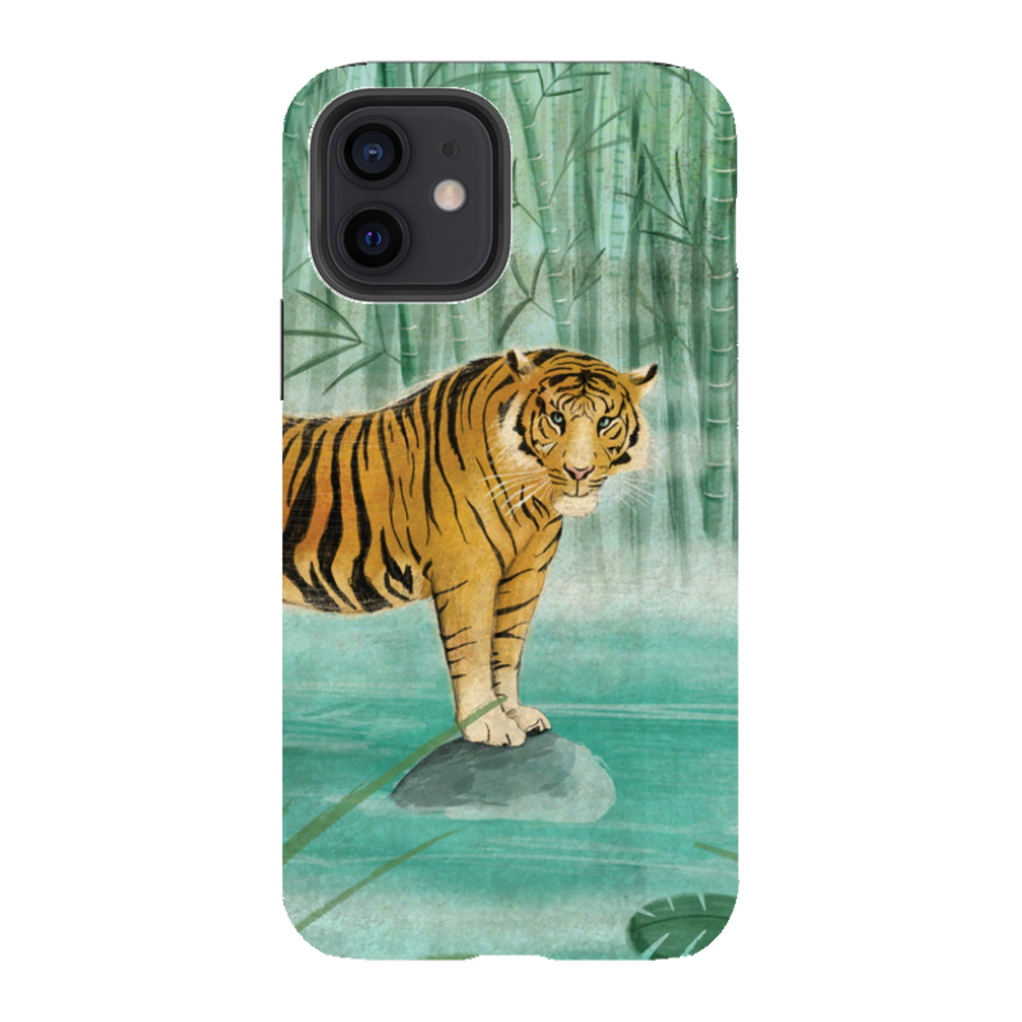 iPhone Tough Case - Tiger By Maja Lindberg