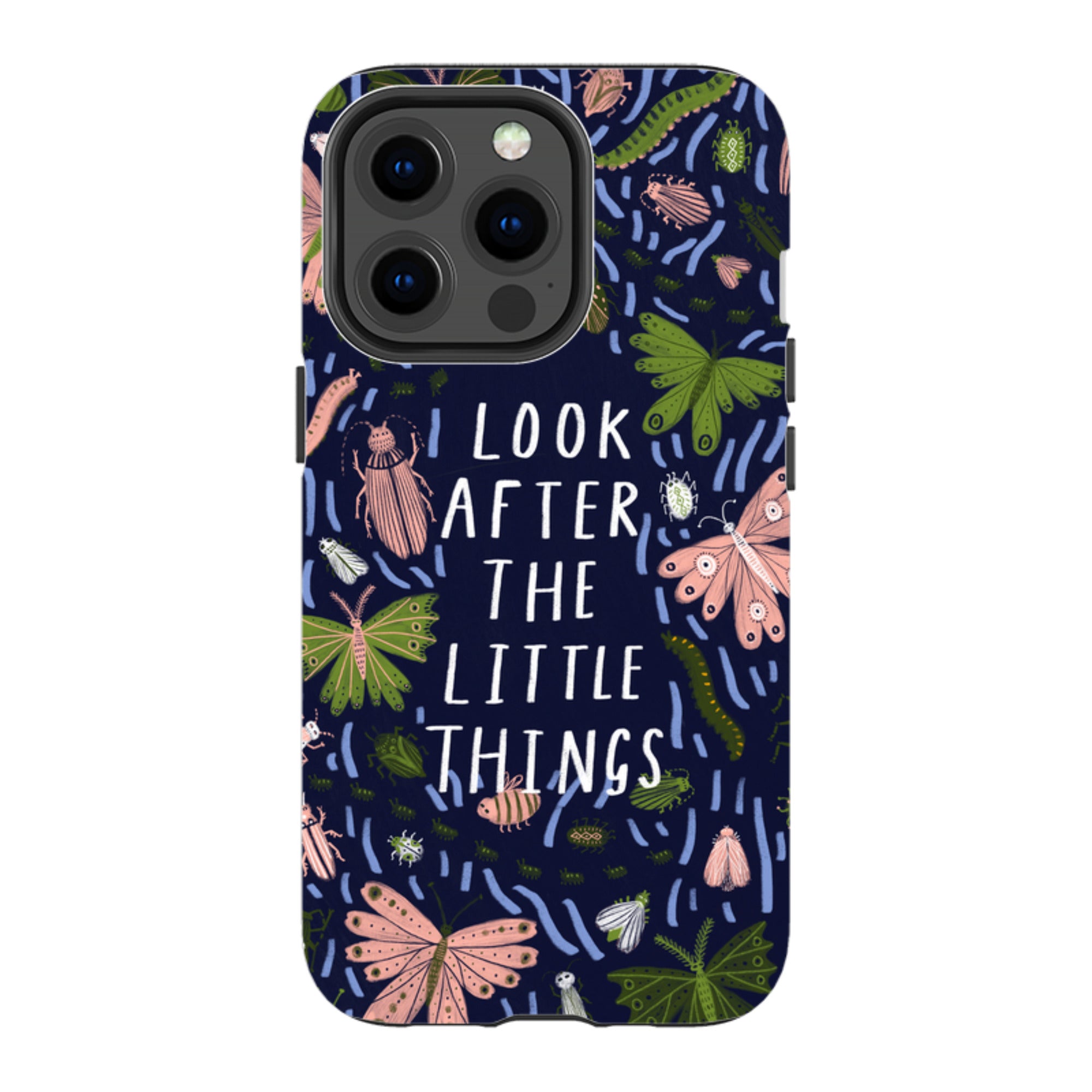 iPhone Tough Case - Little Things Blue By Lee Foster Wilson