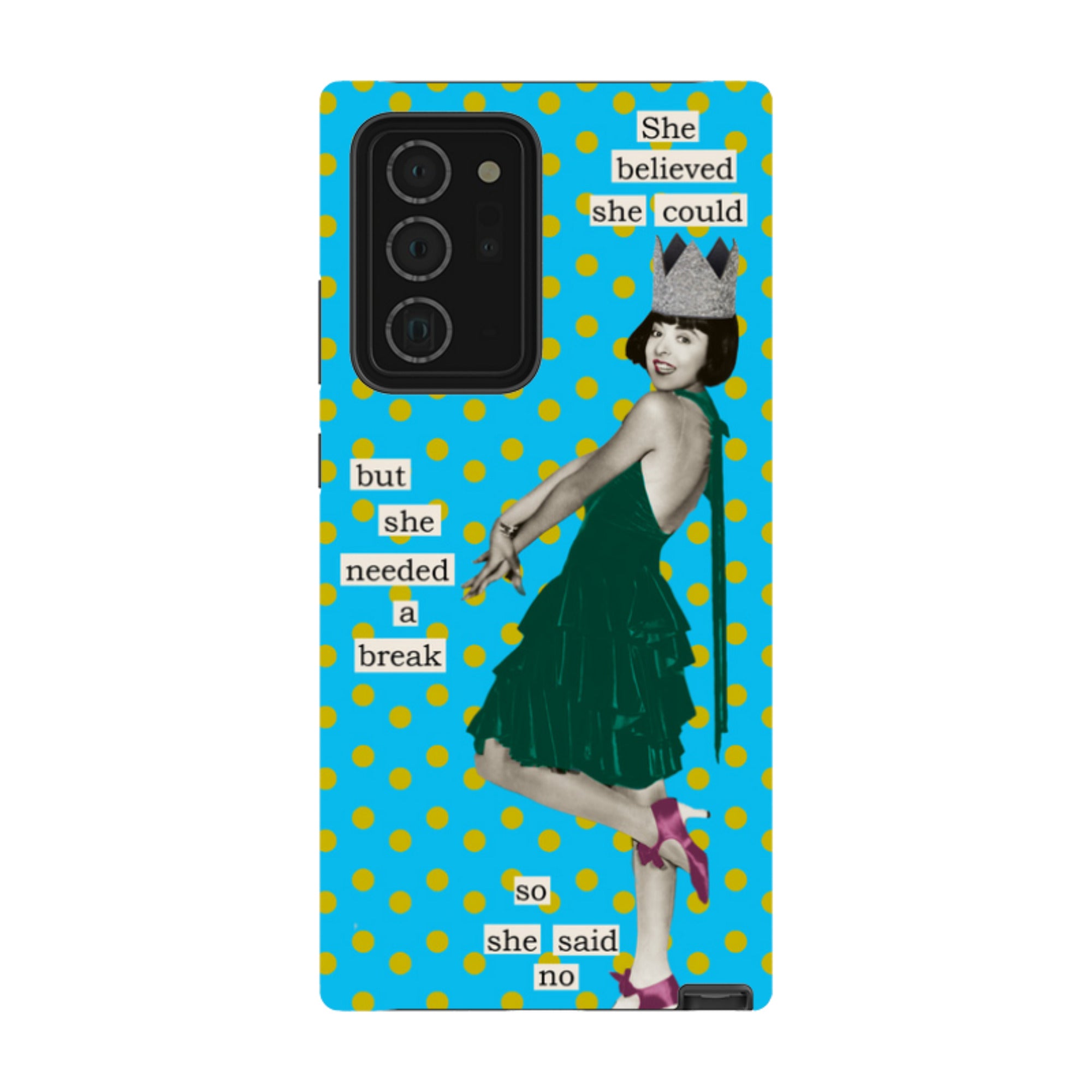 Samsung Tough Case - She Believed She Could By Clare Jordan