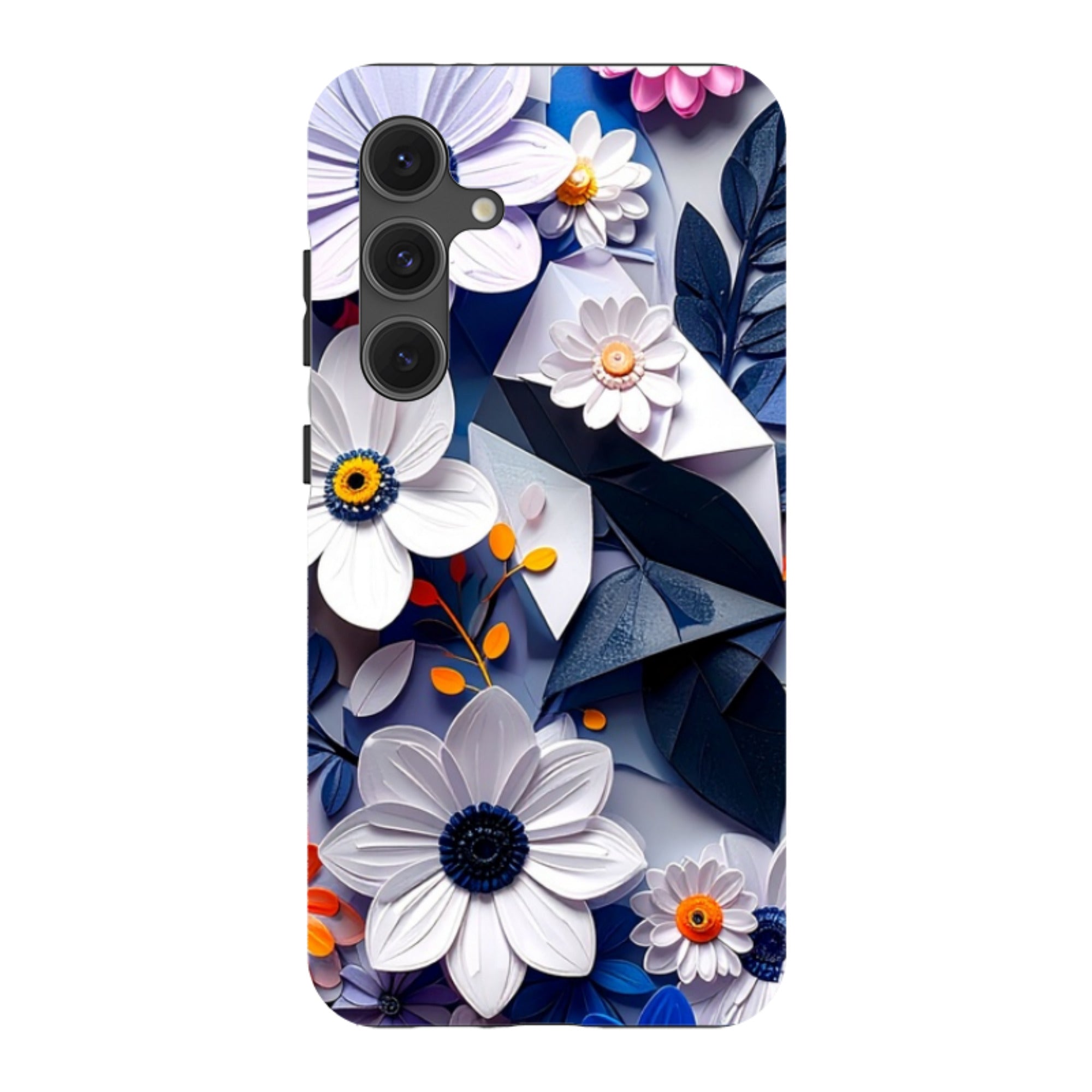 Samsung Tough Case - Summer Blue Florals