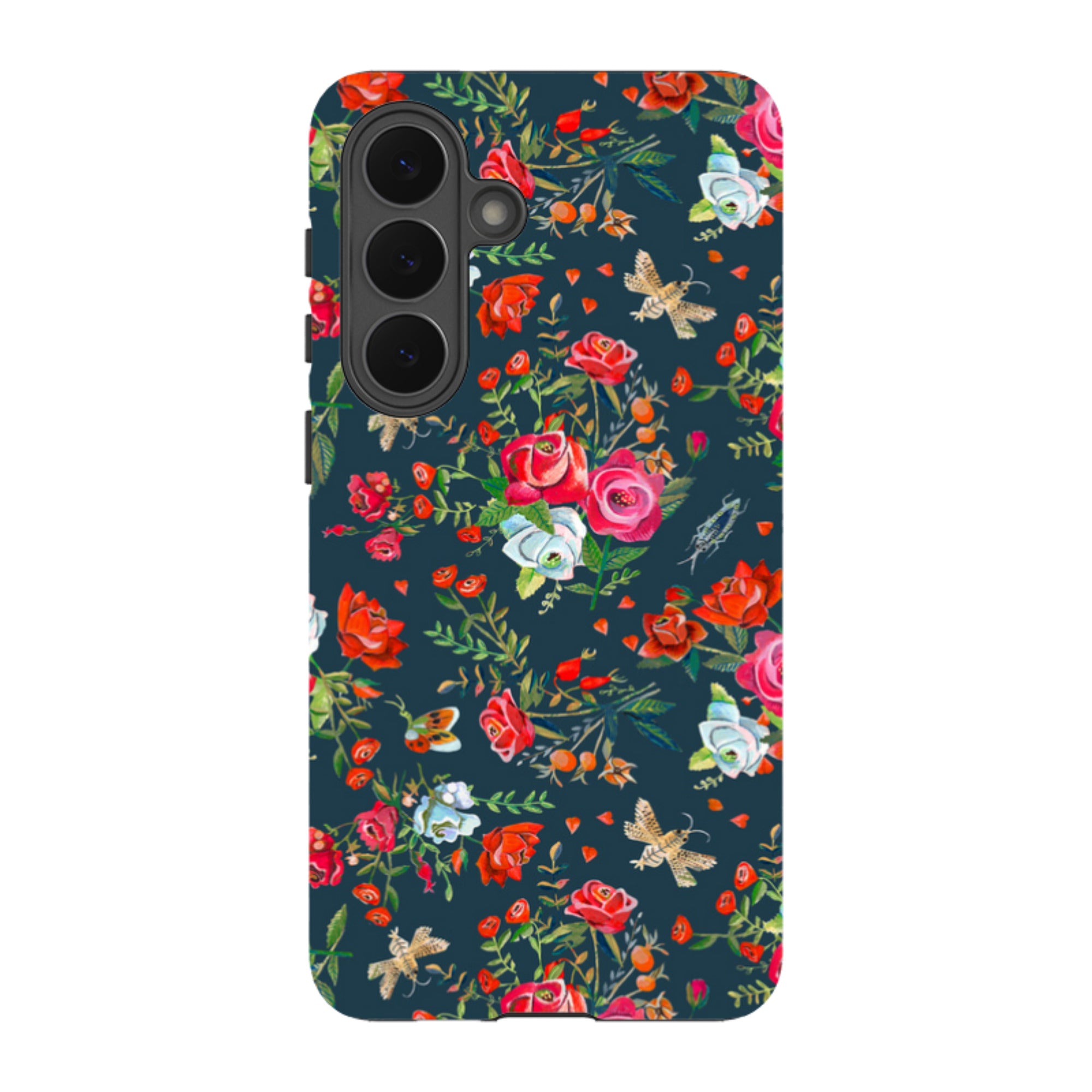 Samsung Tough Case - Blue Roses By Caroline Bonne Muller