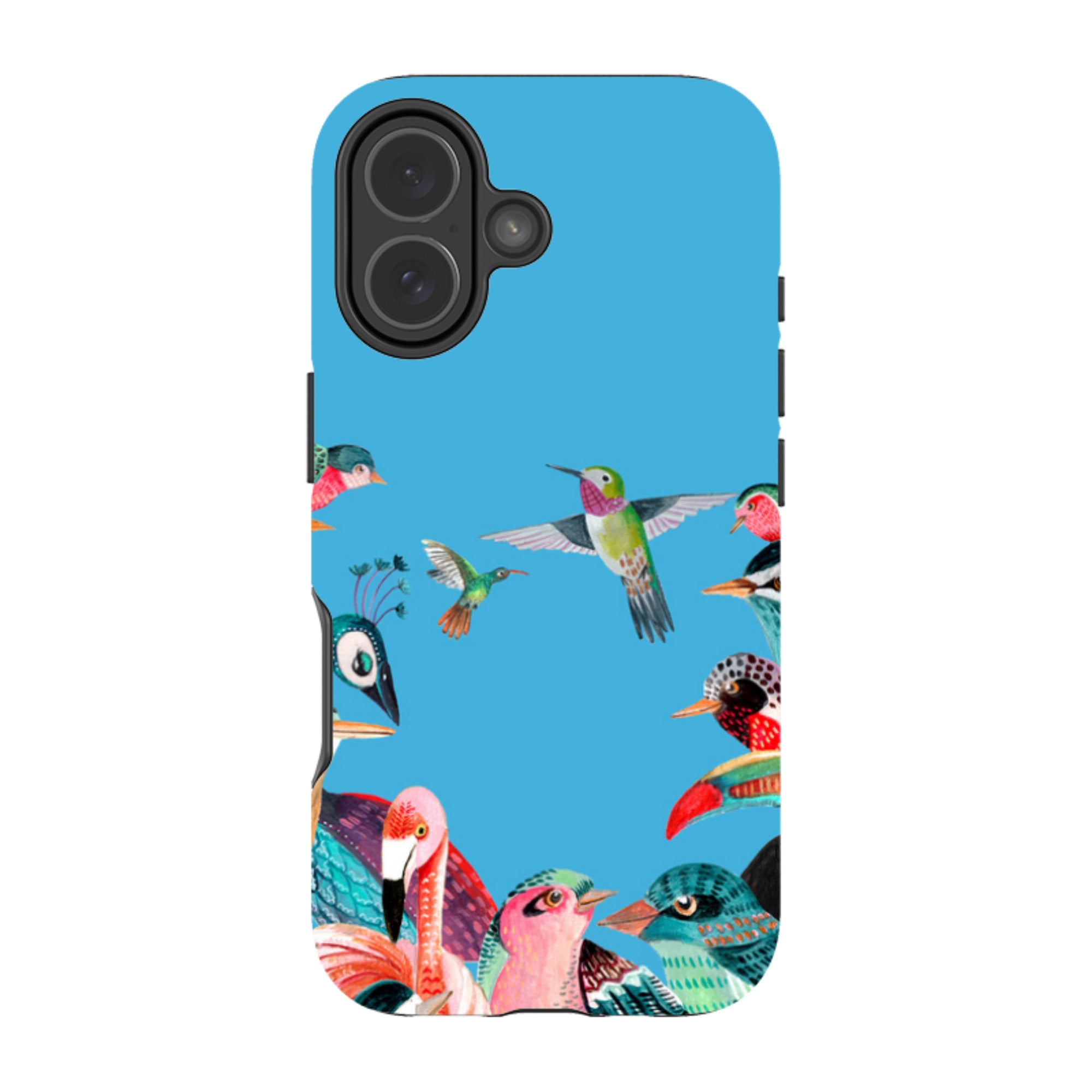 iPhone Tough Case - Blue Birds By Caroline Bonne Muller